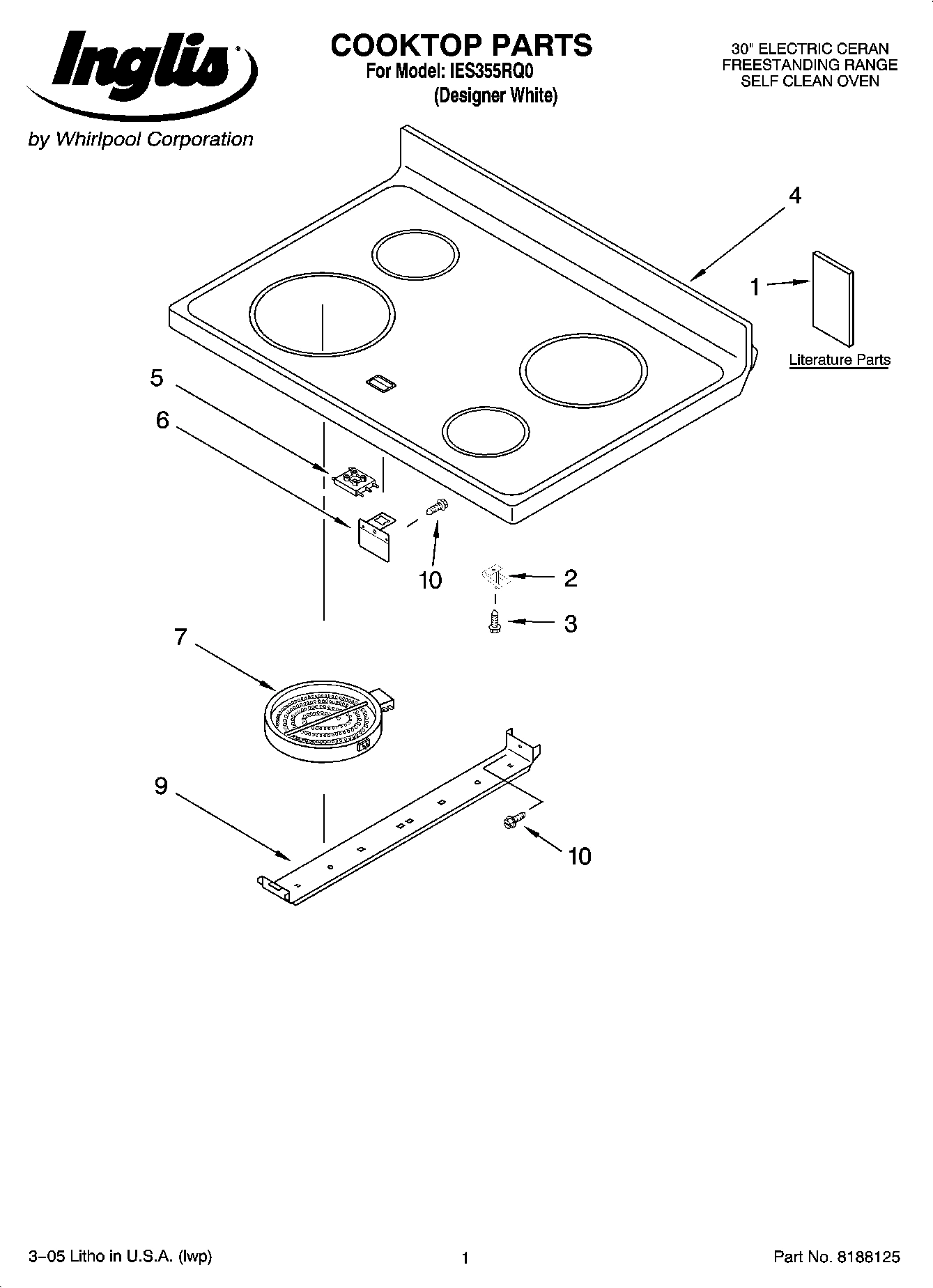 01 - COOKTOP PARTS