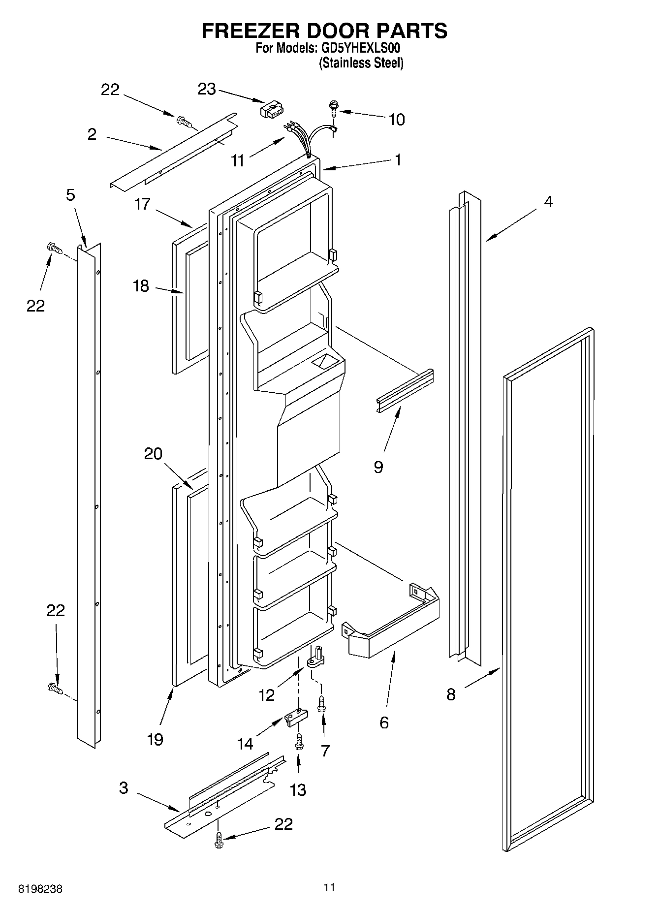 07 - FREEZER DOOR