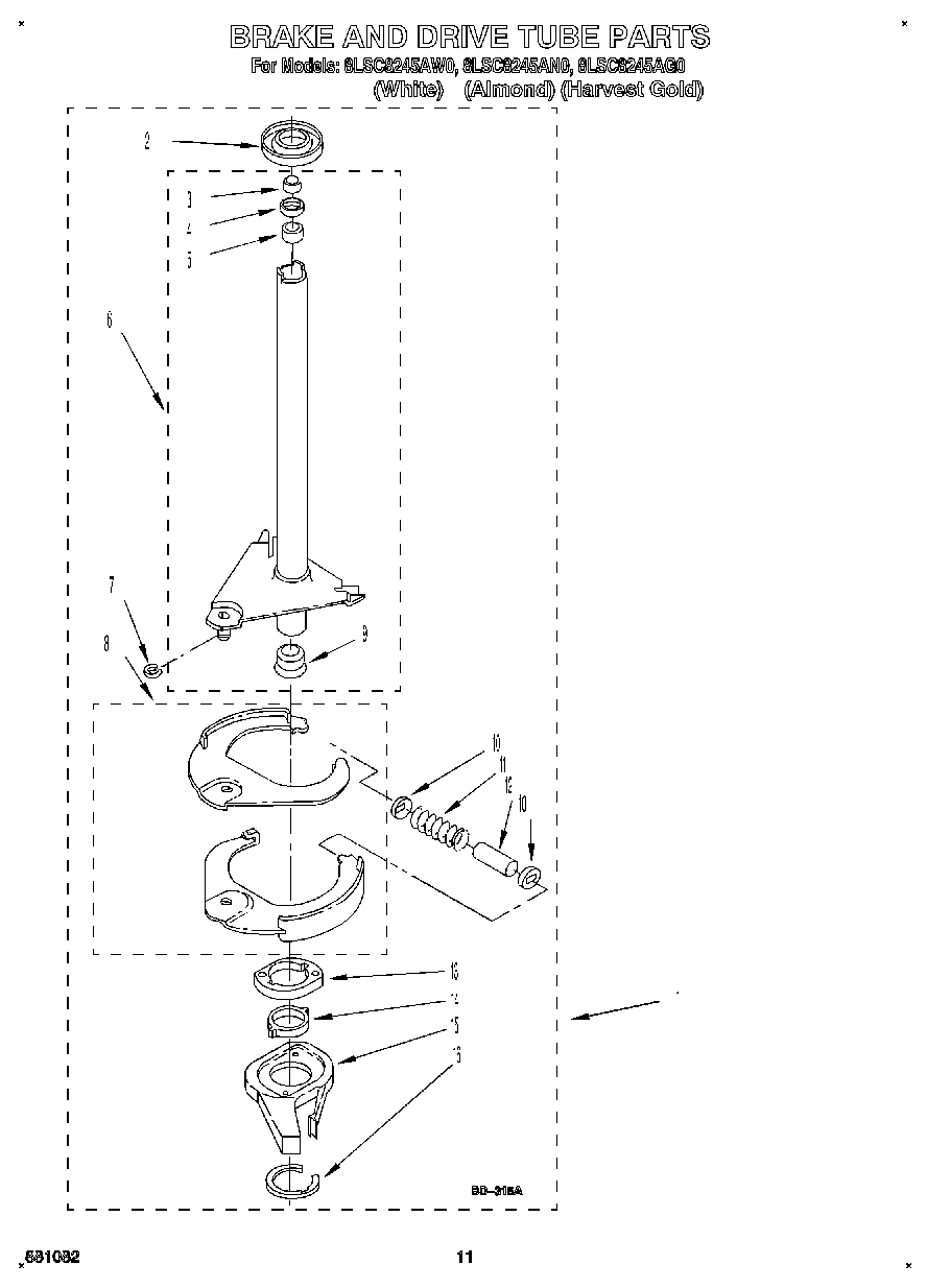 08 - BRAKE AND DRIVE TUBE