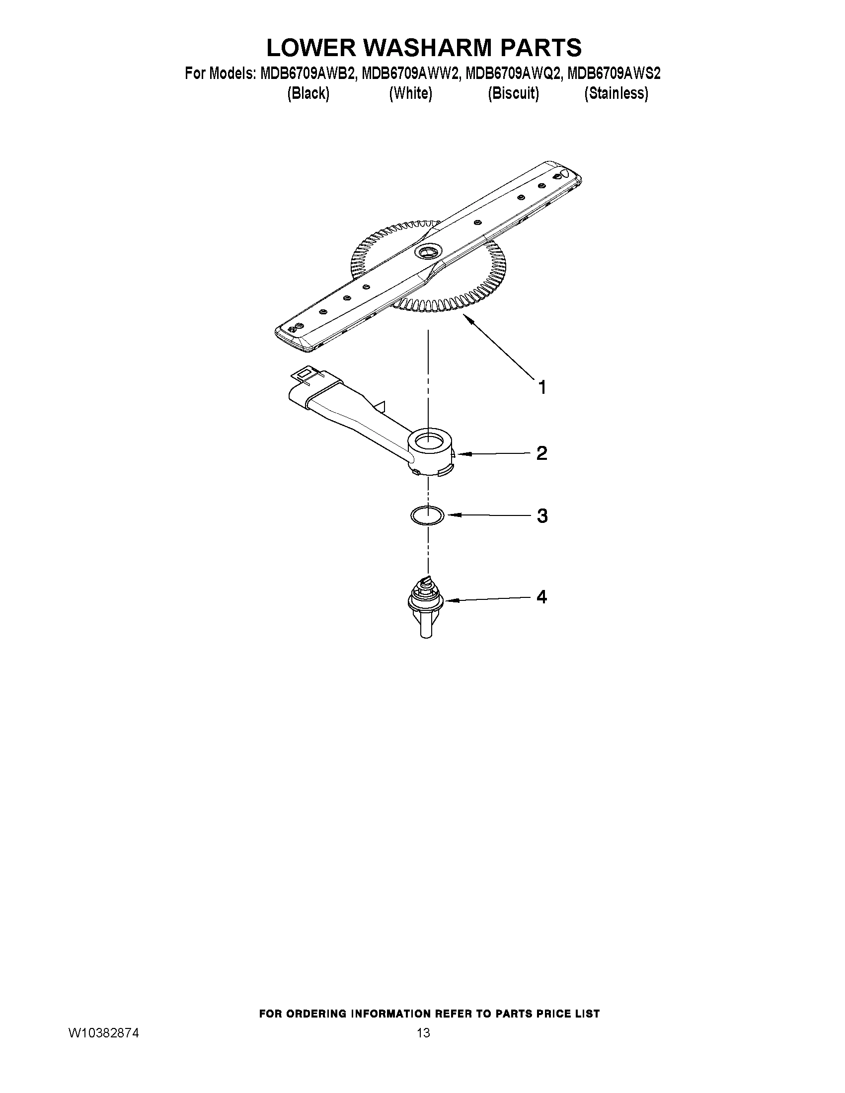 11 - LOWER WASHARM PARTS