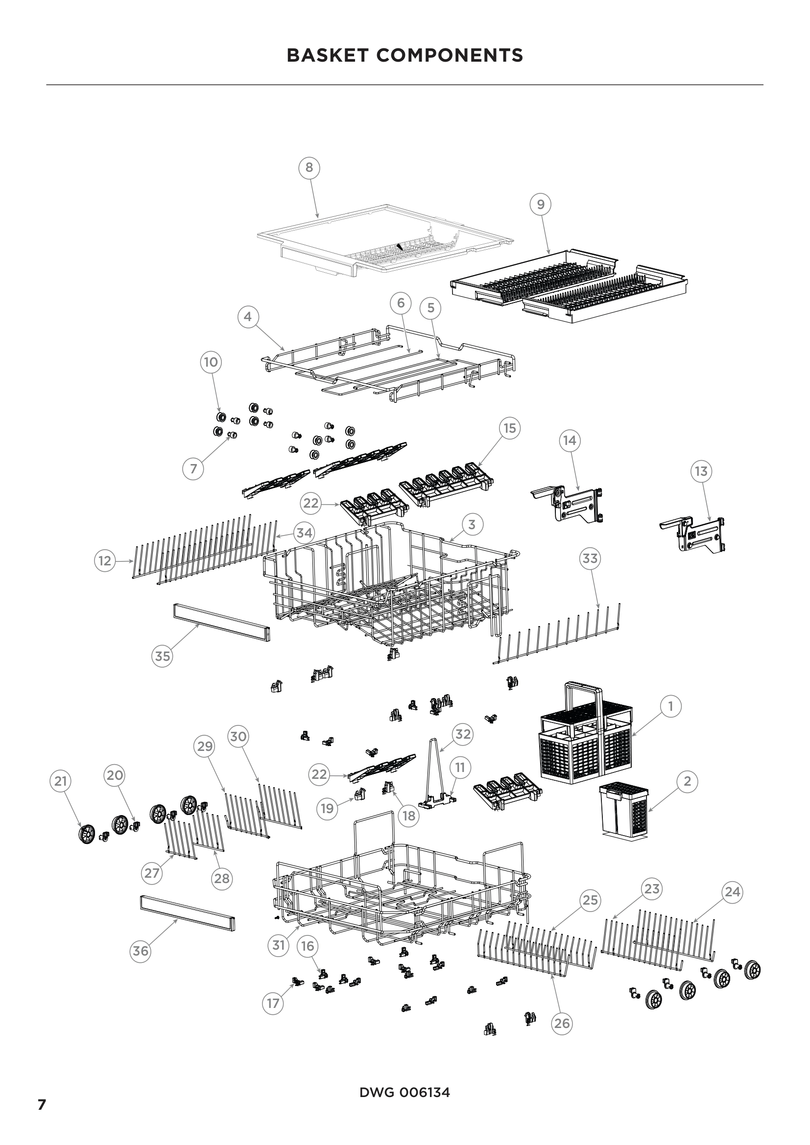BASKET COMPONENTS