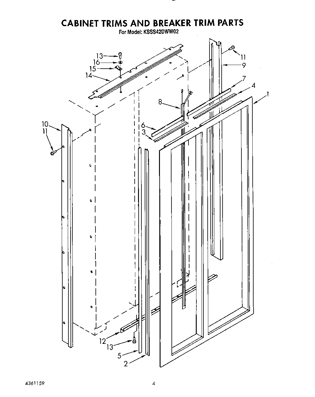 03 - CABINET TRIMS AND BREAKER TRIM