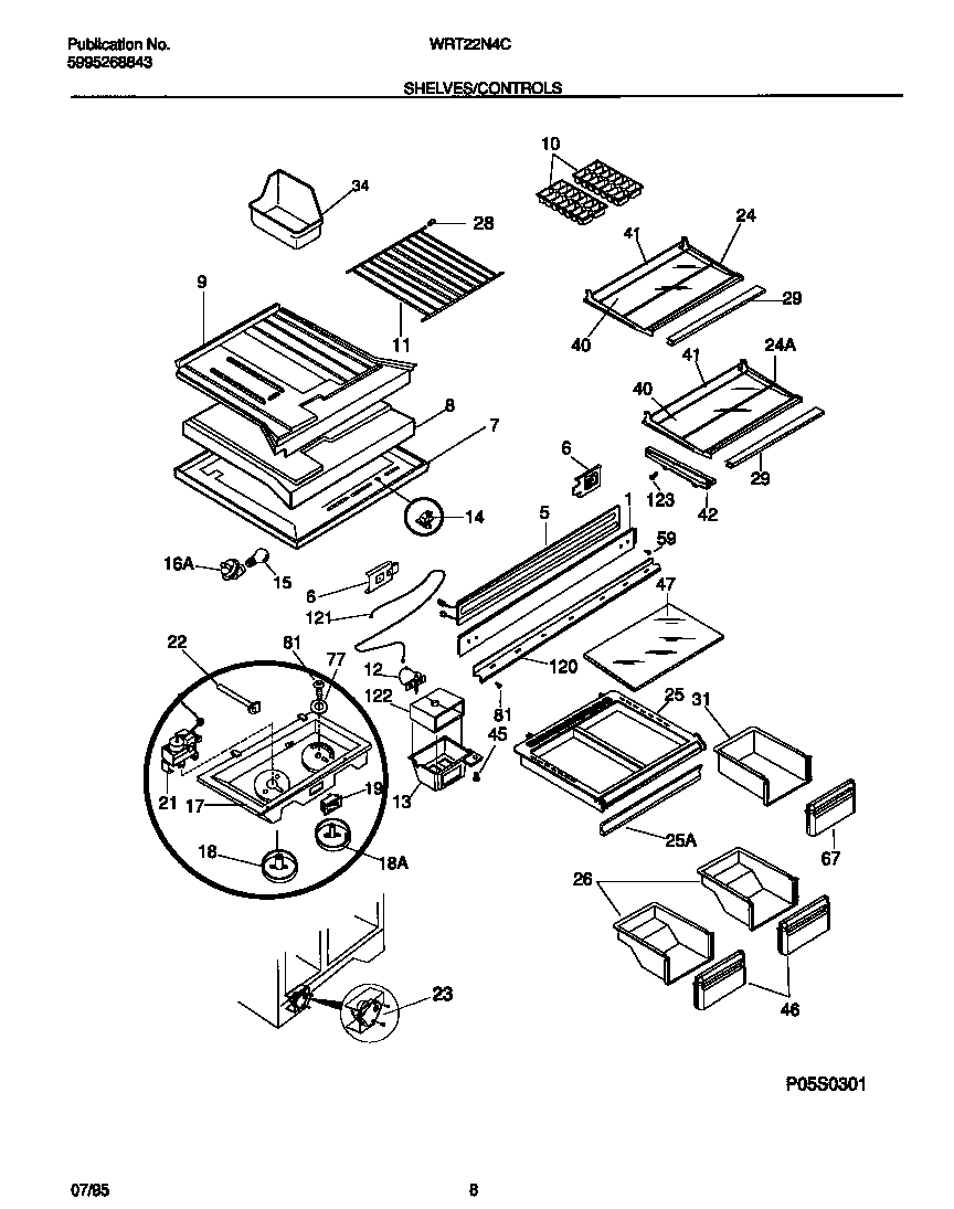 04 - SHELVES/CONTROLS