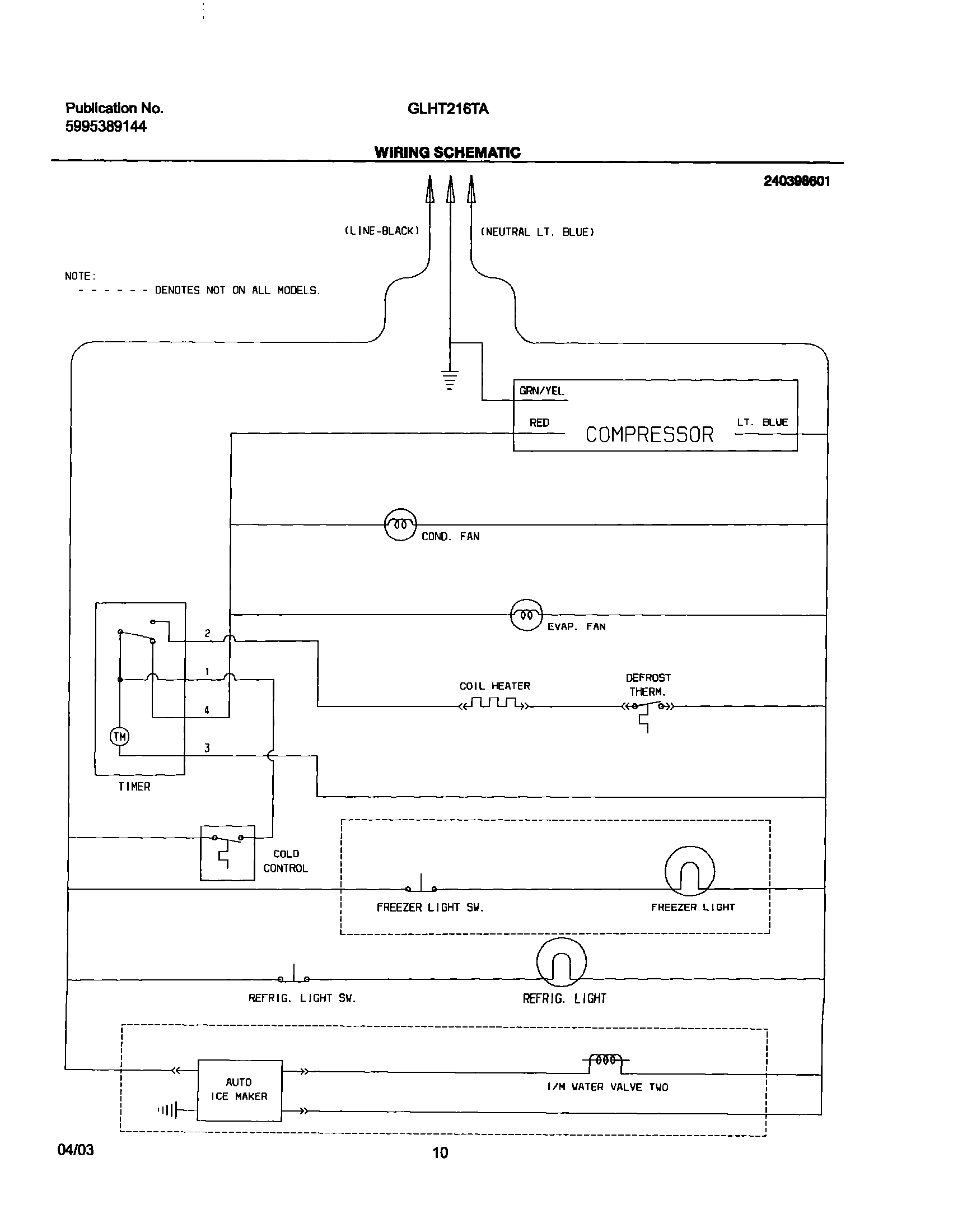 10 - WIRING SCHEMATIC