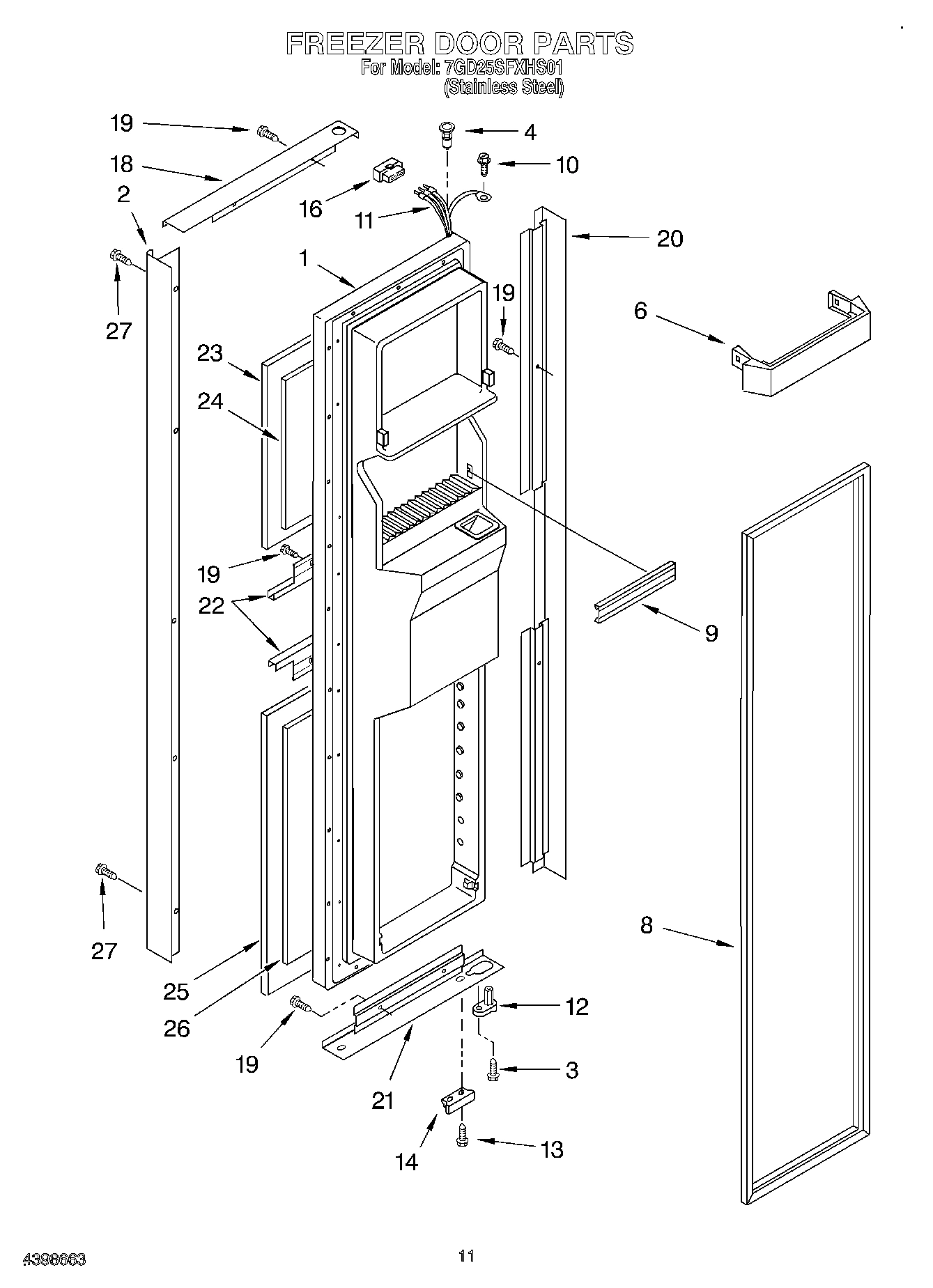 07 - FREEZER DOOR