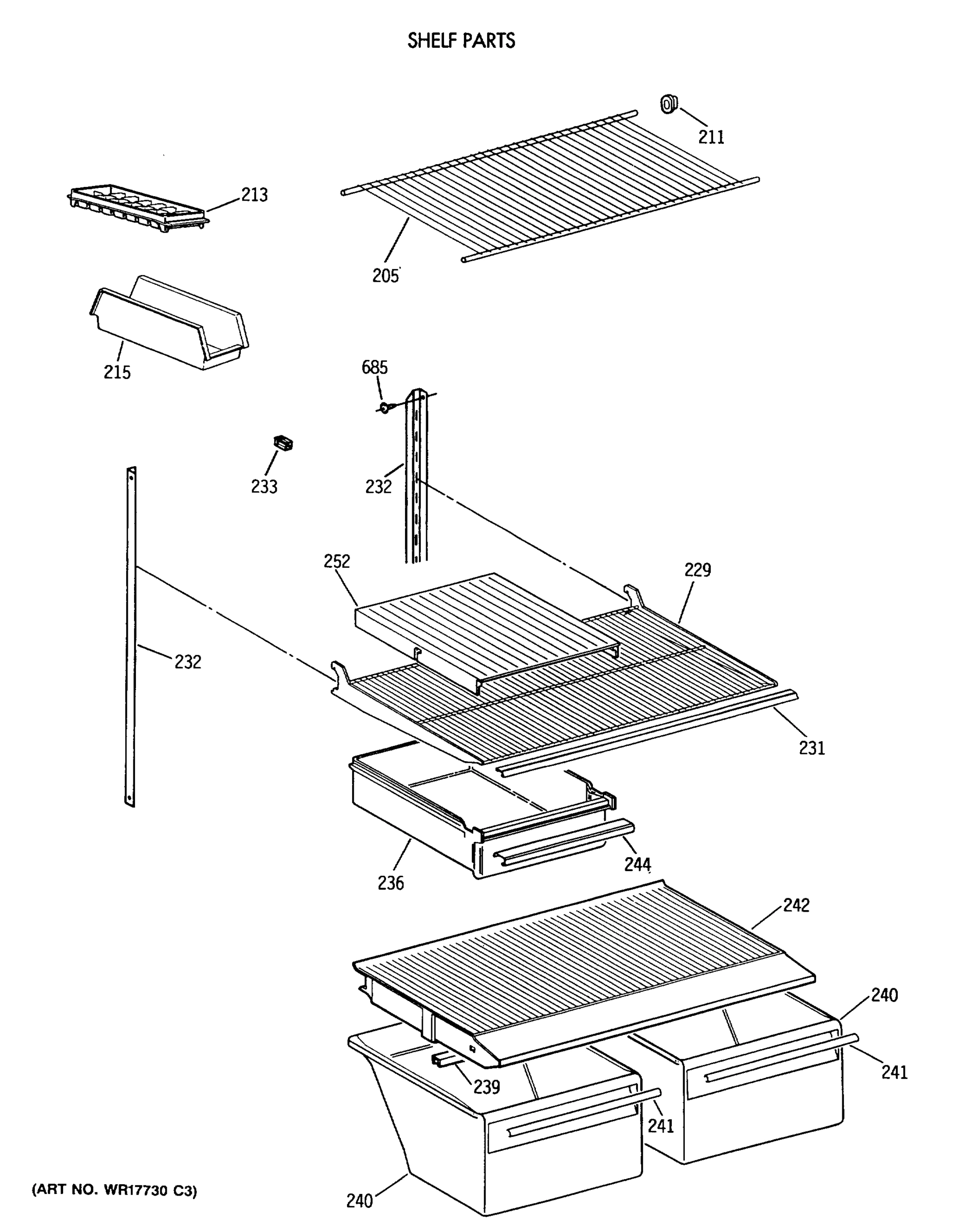 SHELF PARTS