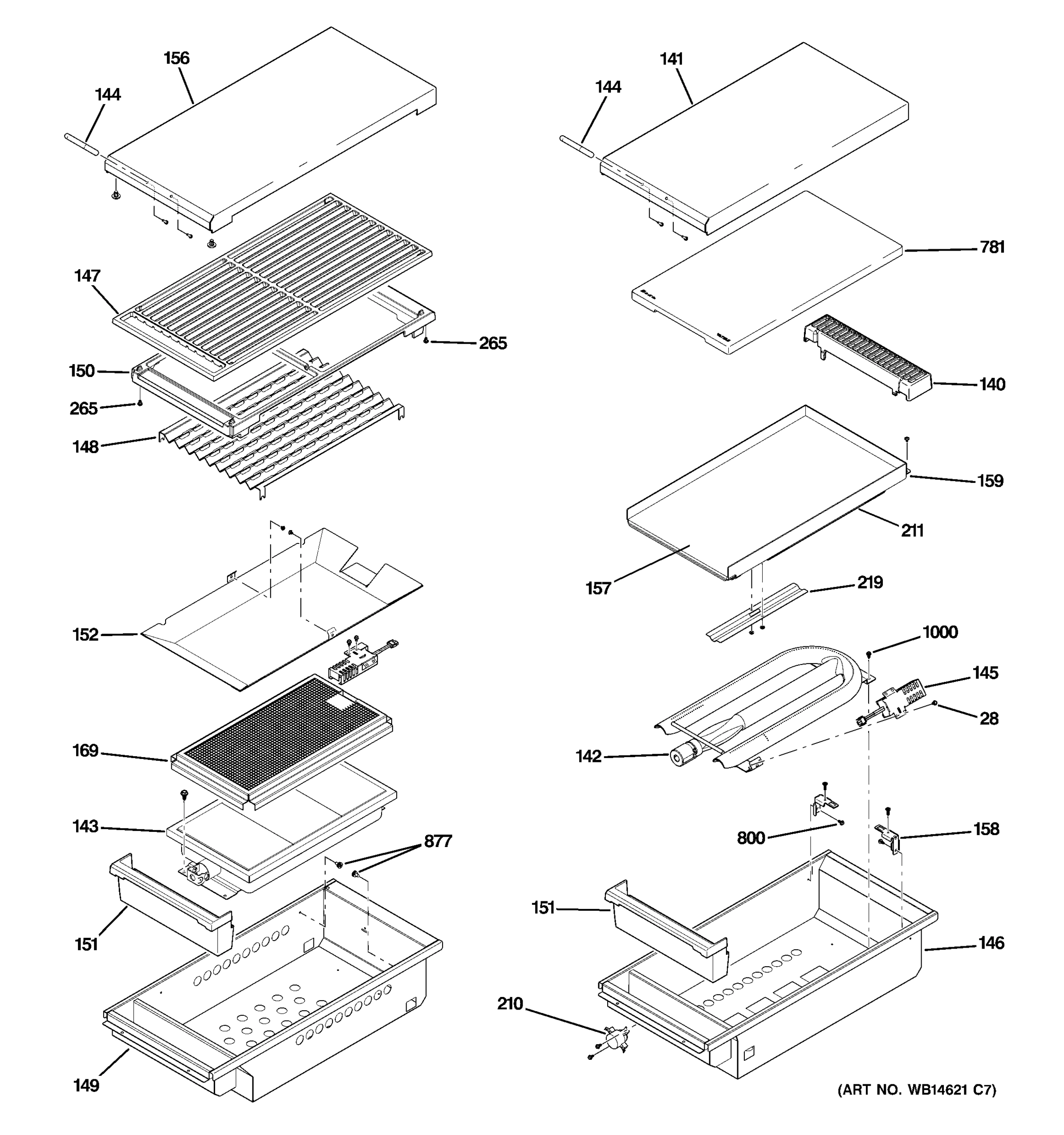 GRILL & GRIDDLE ASSEMBLY