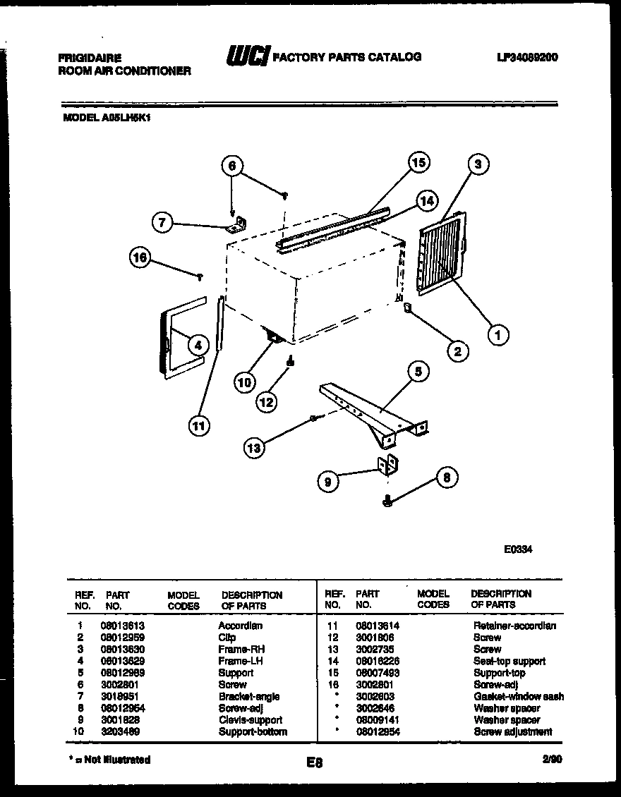 07 - WINDOW MOUNTING PARTS