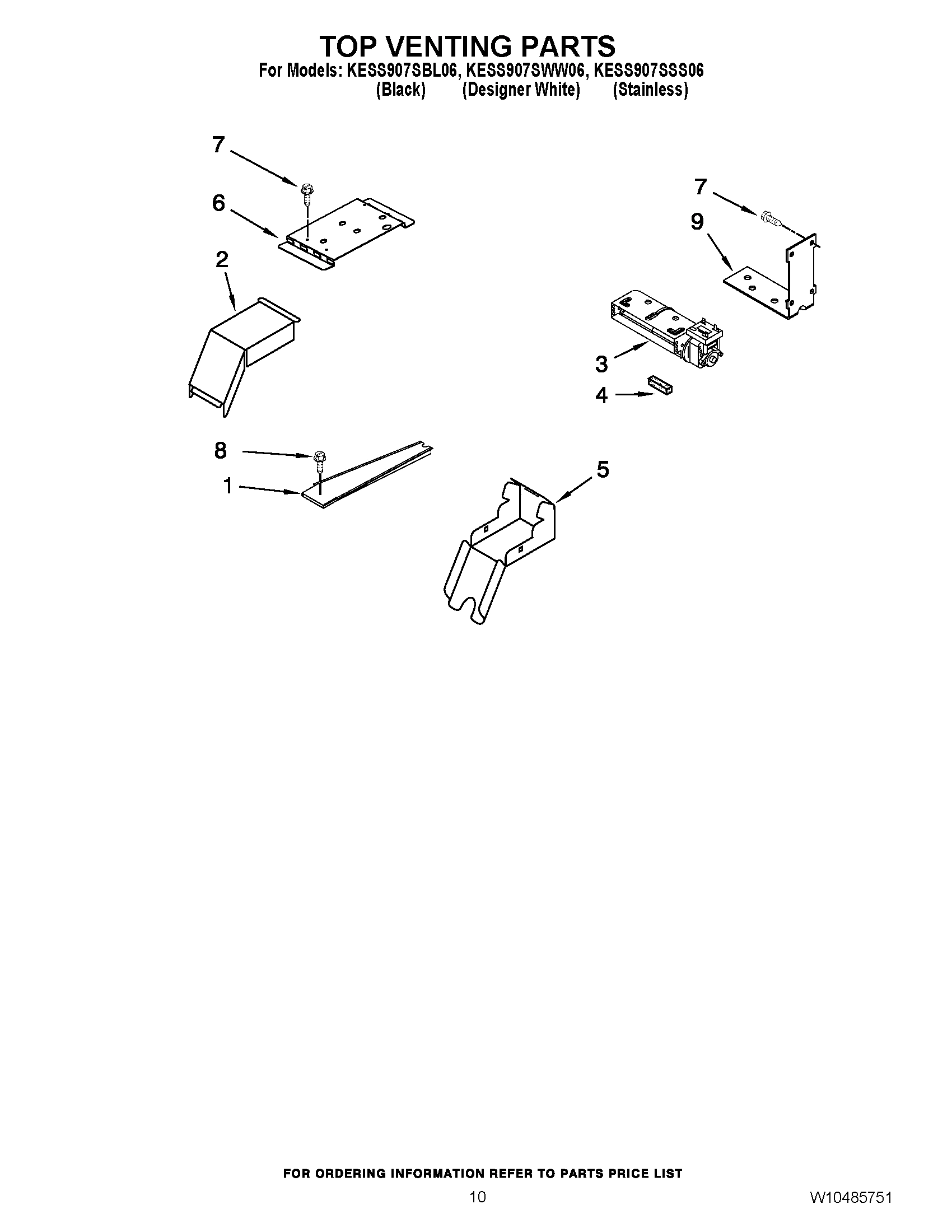 07 - TOP VENTING PARTS