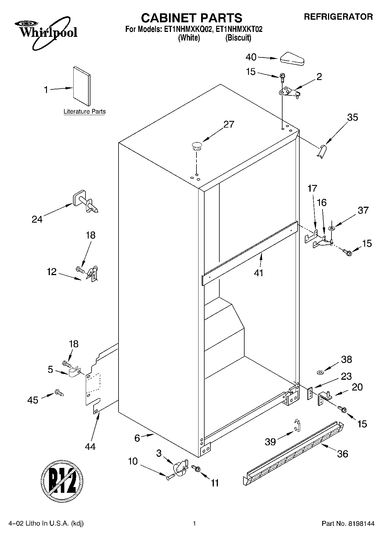 01 - CABINET, LITERATURE
