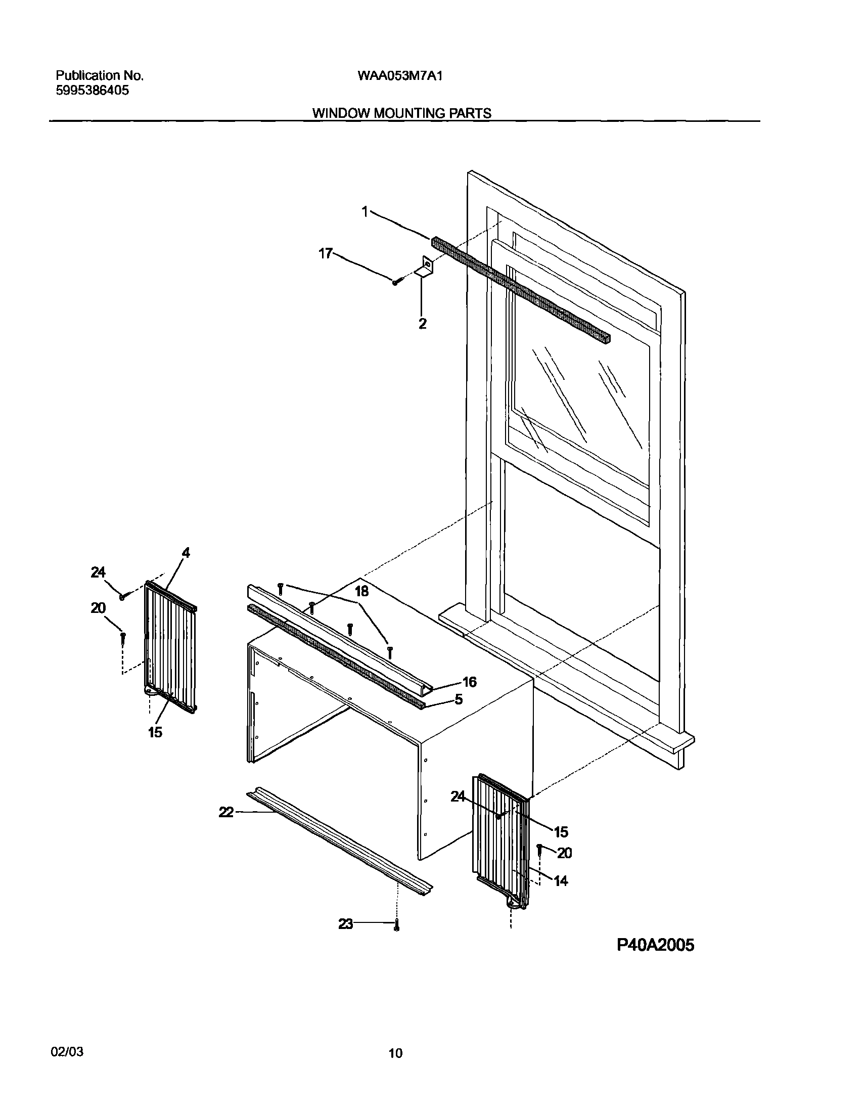 11 - WINDOW MOUNTING PARTS