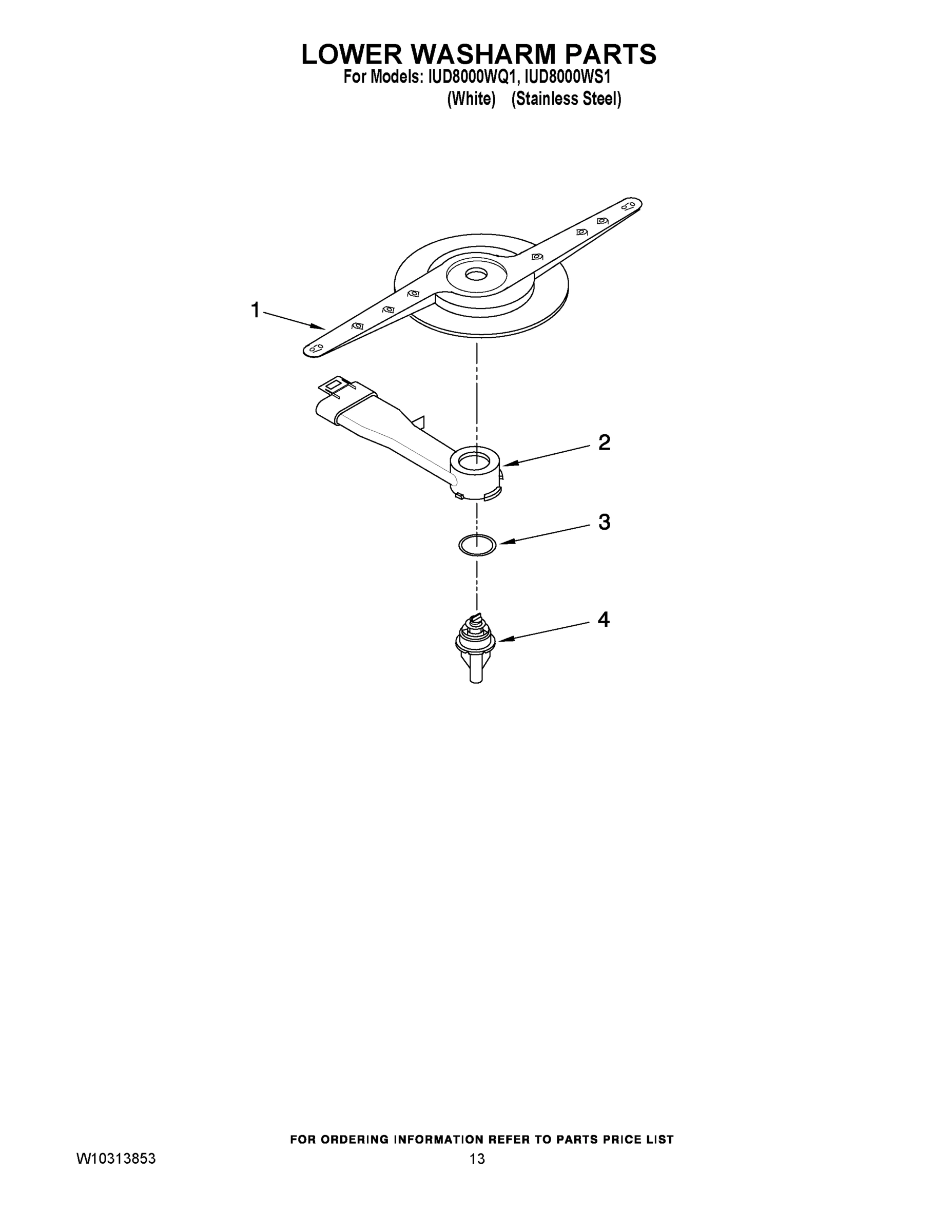 11 - LOWER WASHARM PARTS