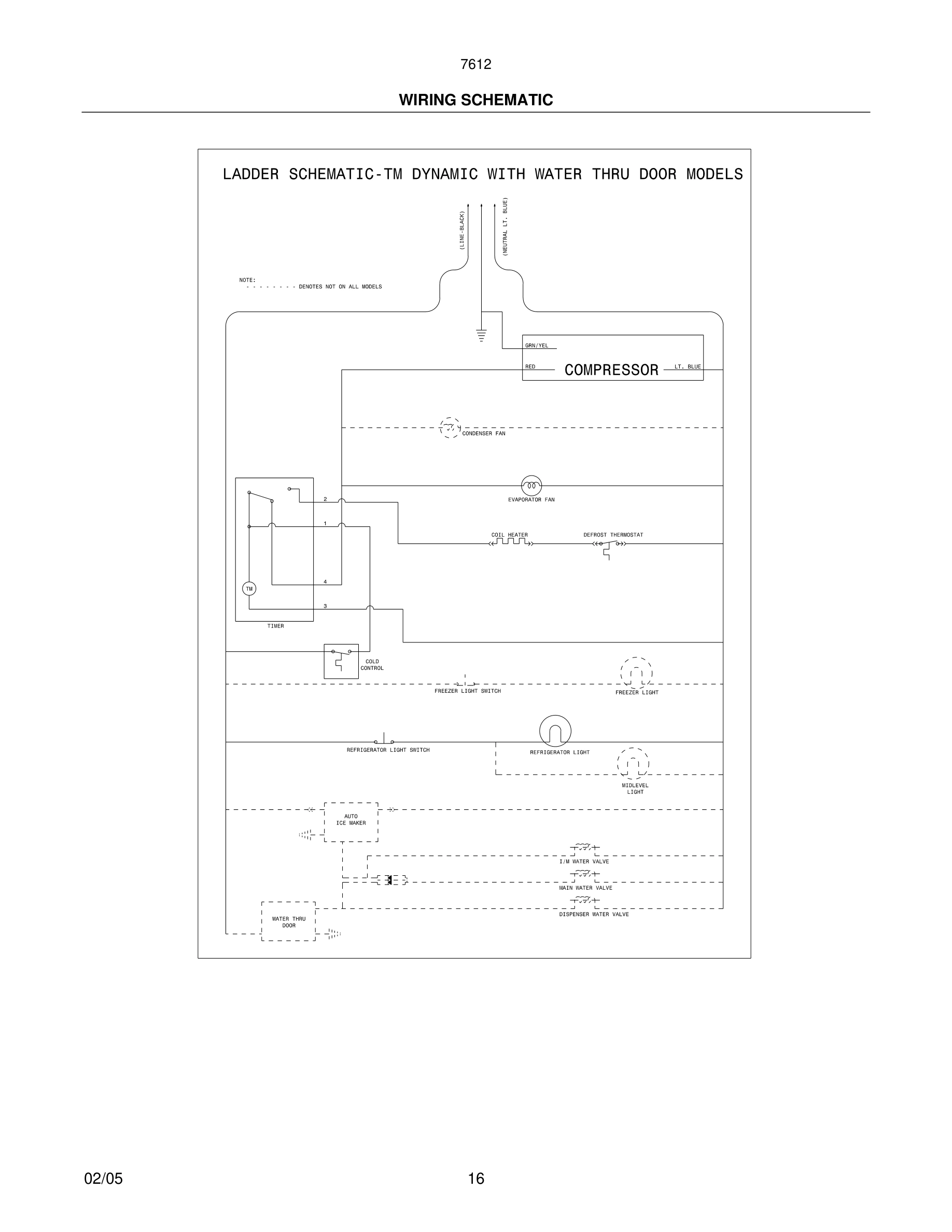 16 - WIRING SCHEMATIC