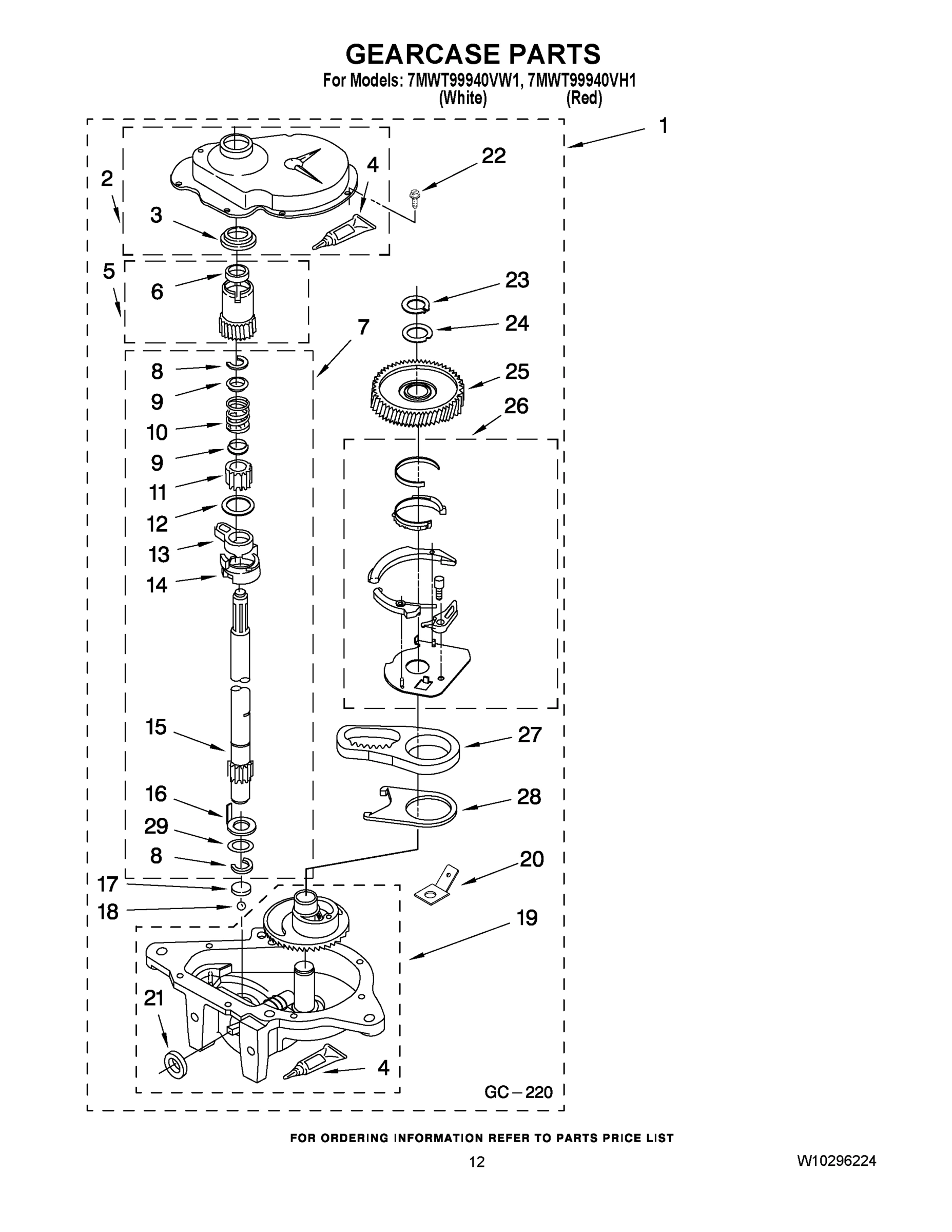 08 - GEARCASE PARTS