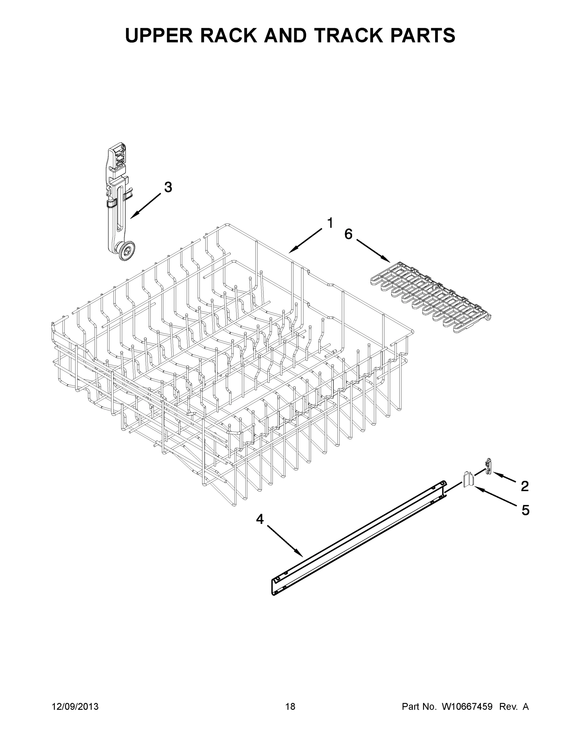 10 - UPPER RACK AND TRACK PARTS