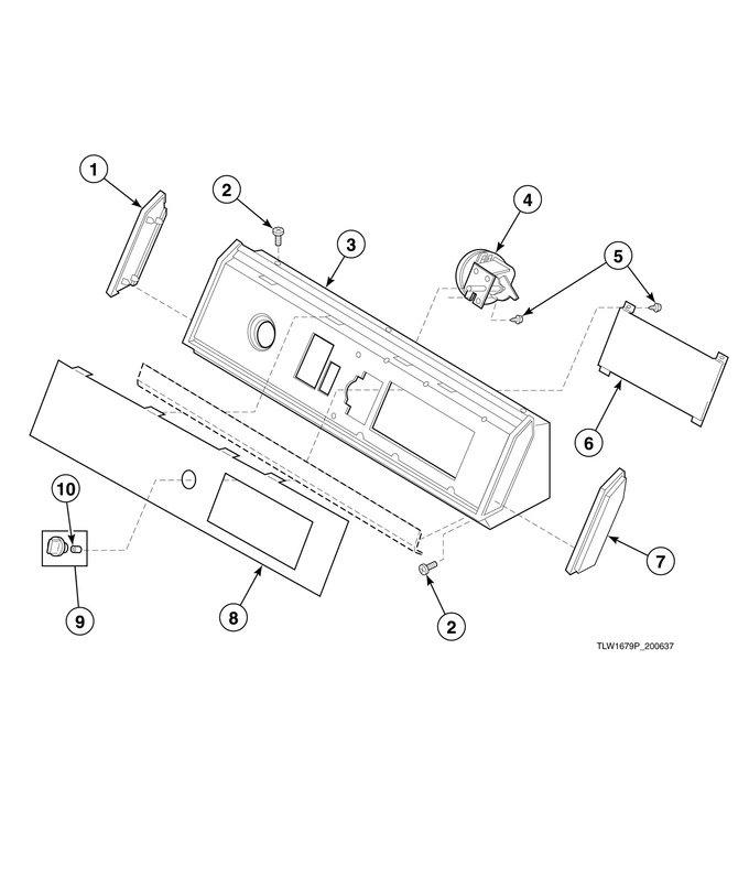 Graphic Panel, Control Hood And Controls (drawing 1 Of 9)
