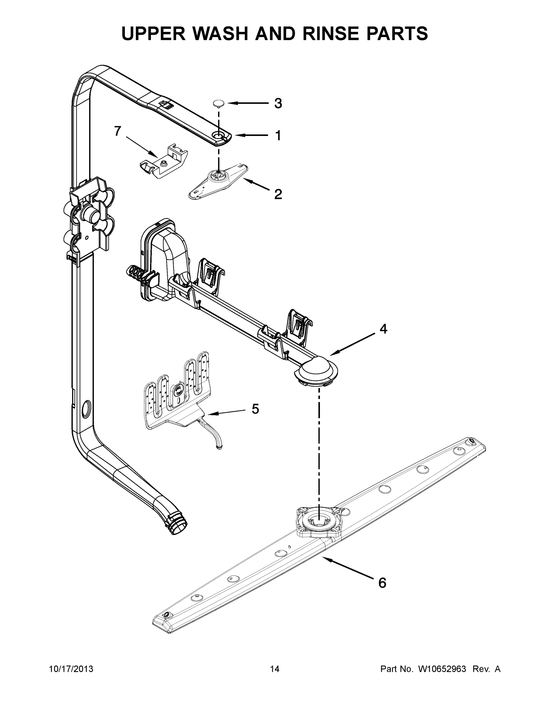 08 - UPPER WASH AND RINSE PARTS