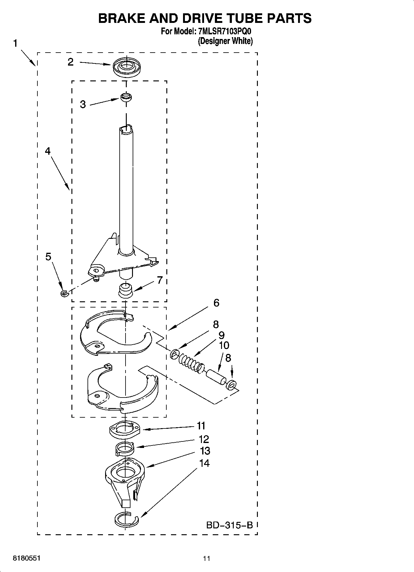 07 - BRAKE AND DRIVE TUBE PARTS