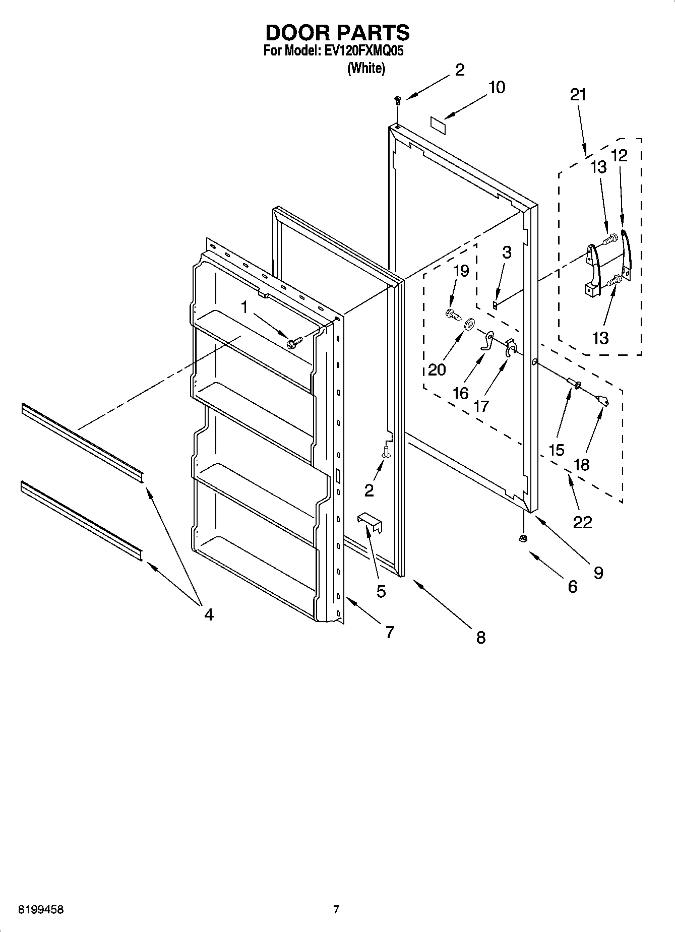 04 - DOOR PARTS, OPTIONAL PARTS (NOT INCLUDED)