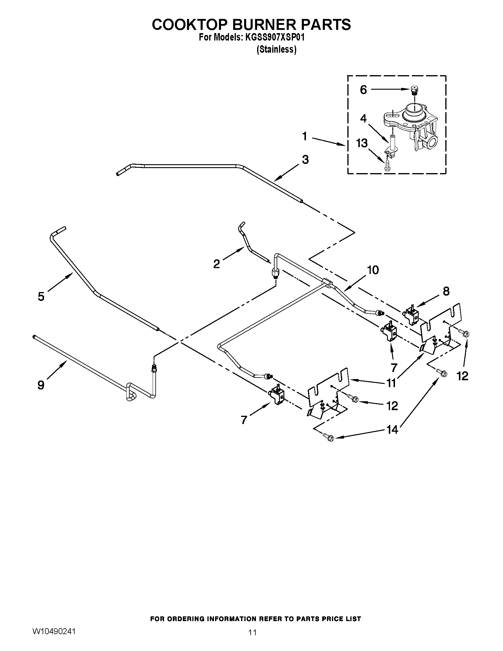 07 - COOKTOP BURNER PARTS