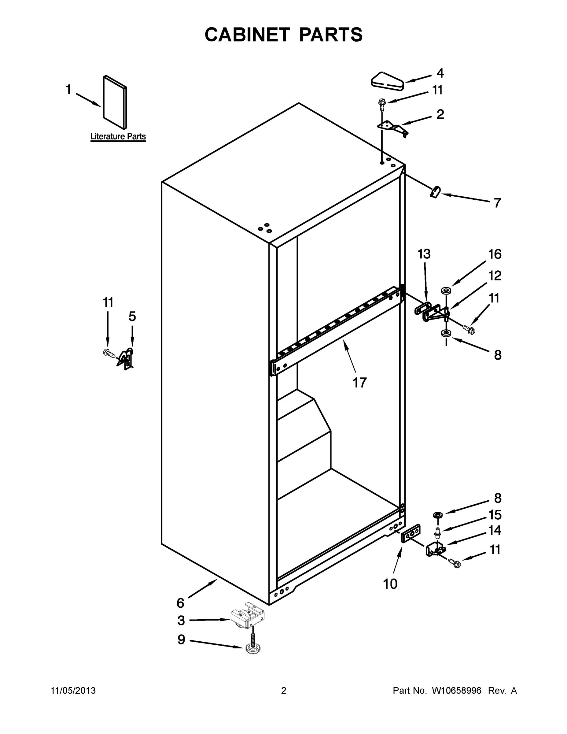 02 - CABINET PARTS