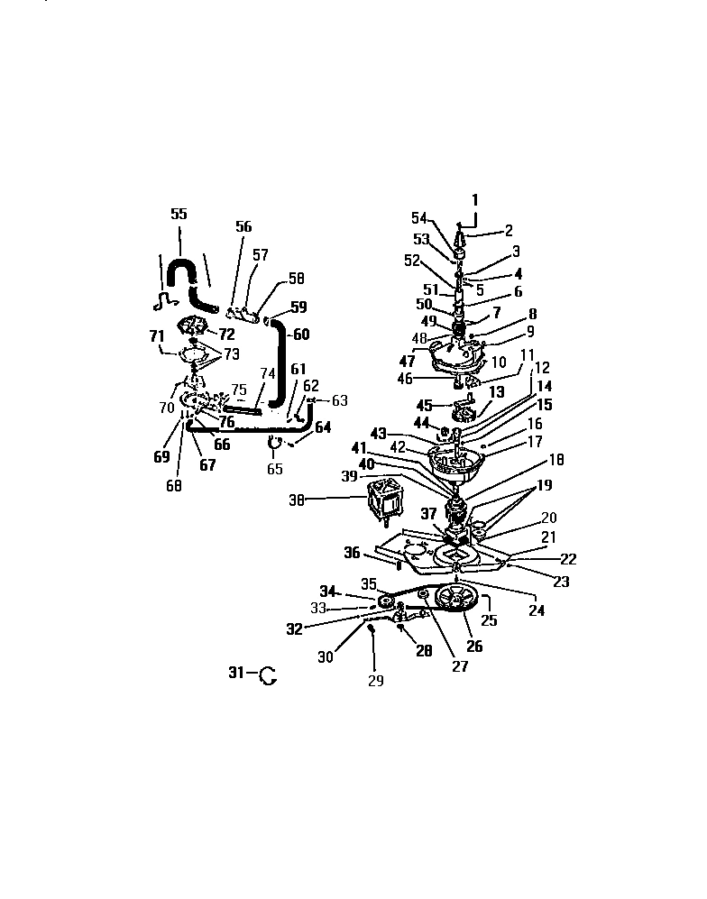 05 - PUMP, HOSES, MOTOR, TRANSMISSION