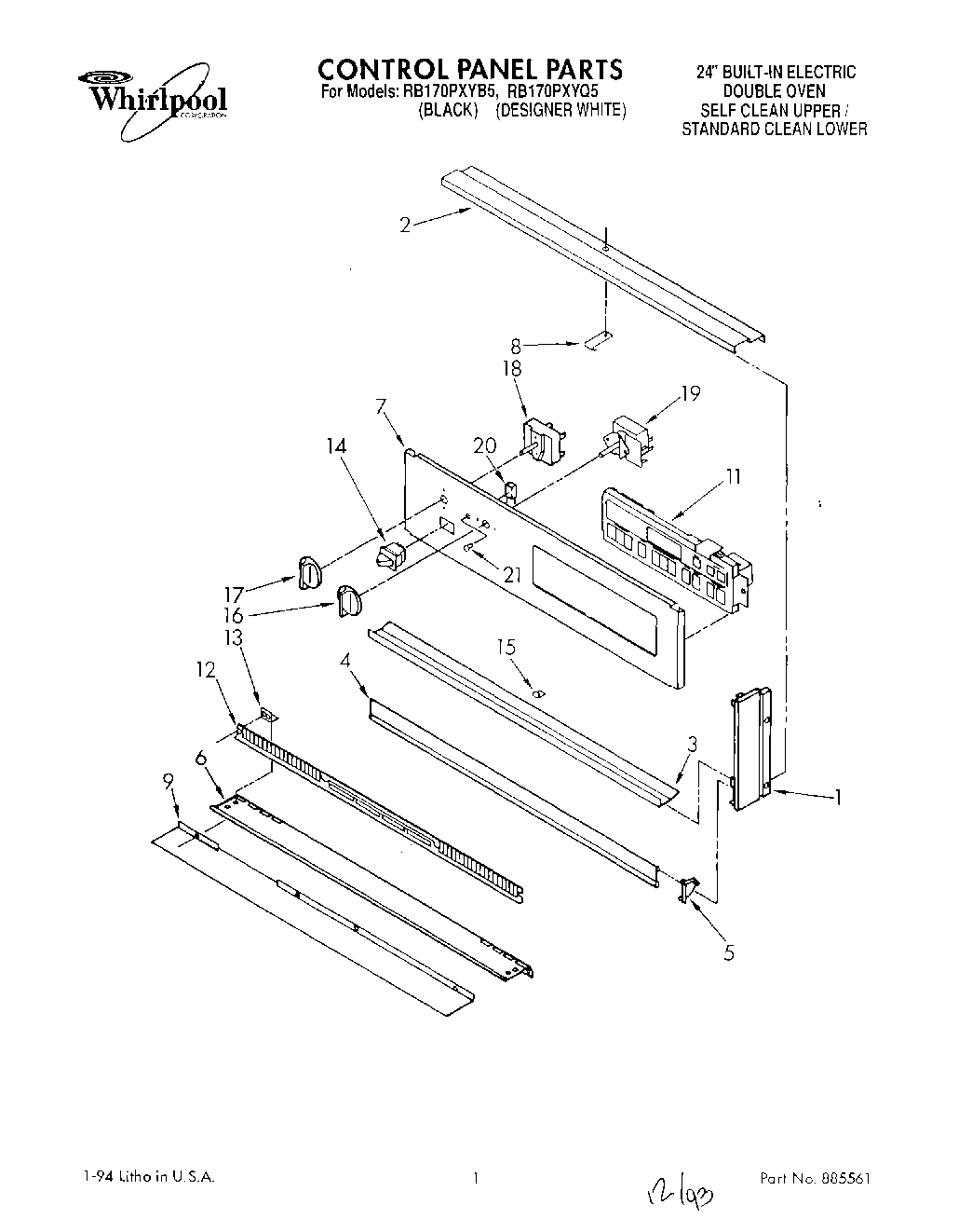01 - CONTROL PANEL, LITERATURE