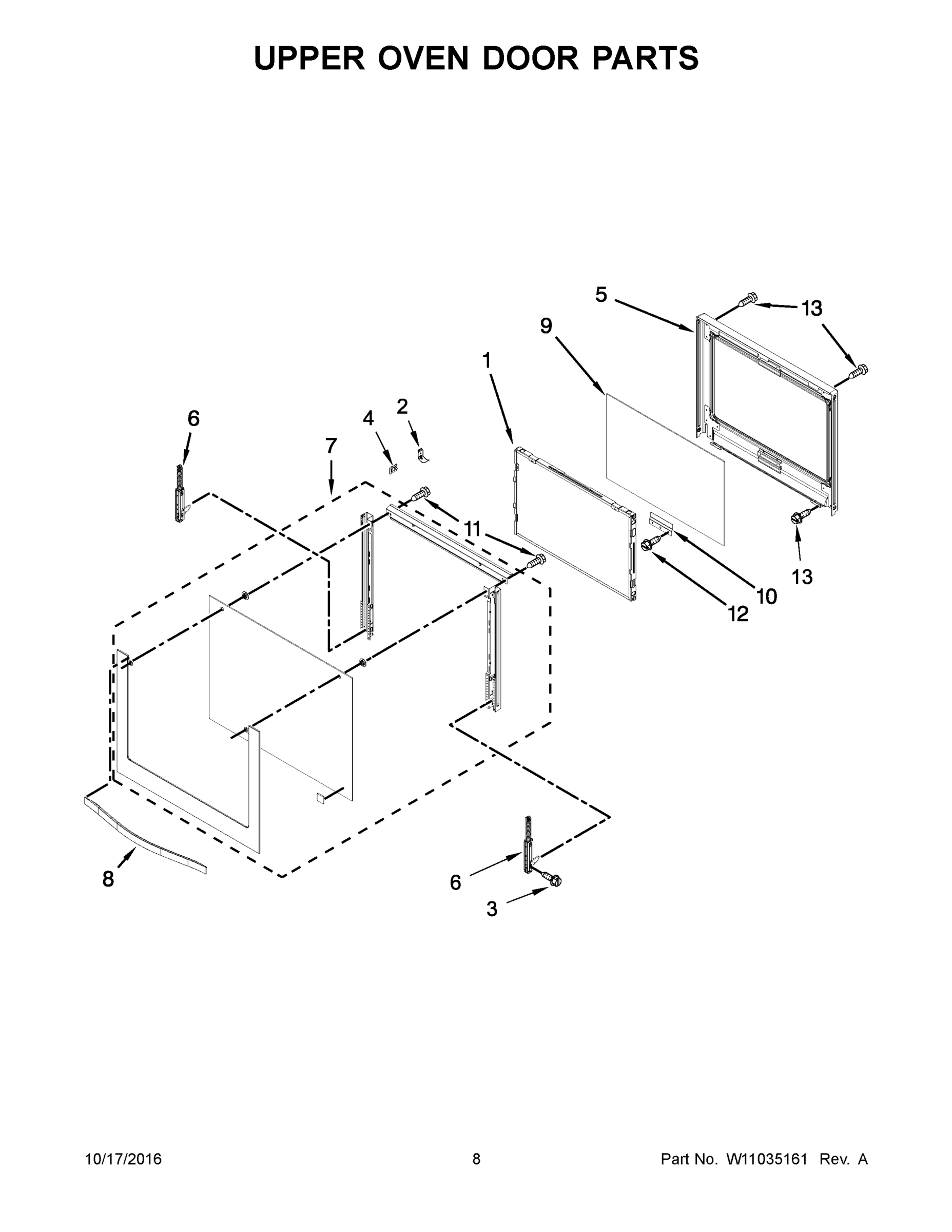 05 - UPPER OVEN DOOR PARTS