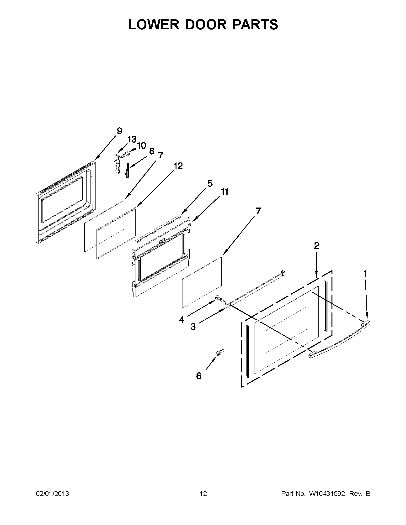 06 - LOWER DOOR PARTS