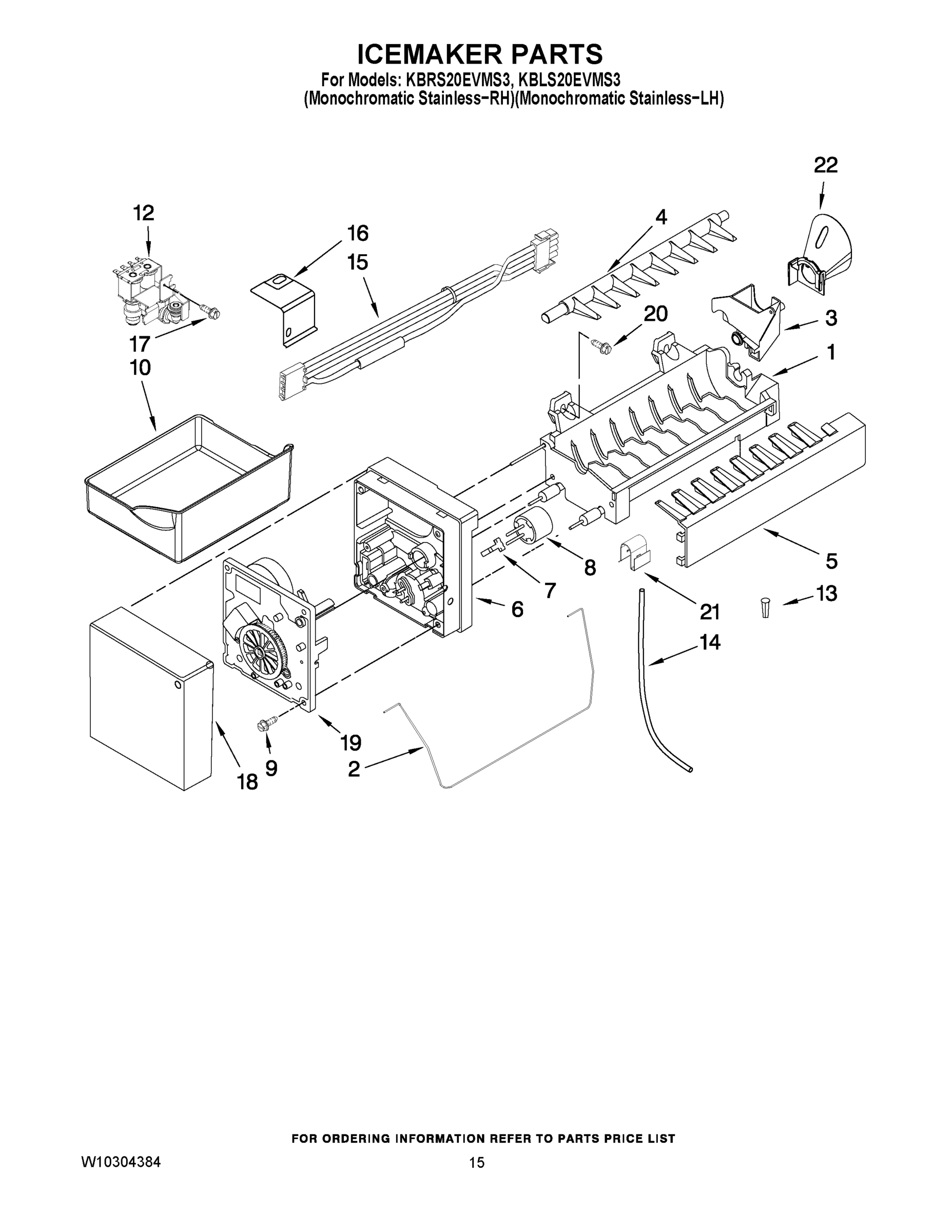 08 - ICEMAKER PARTS