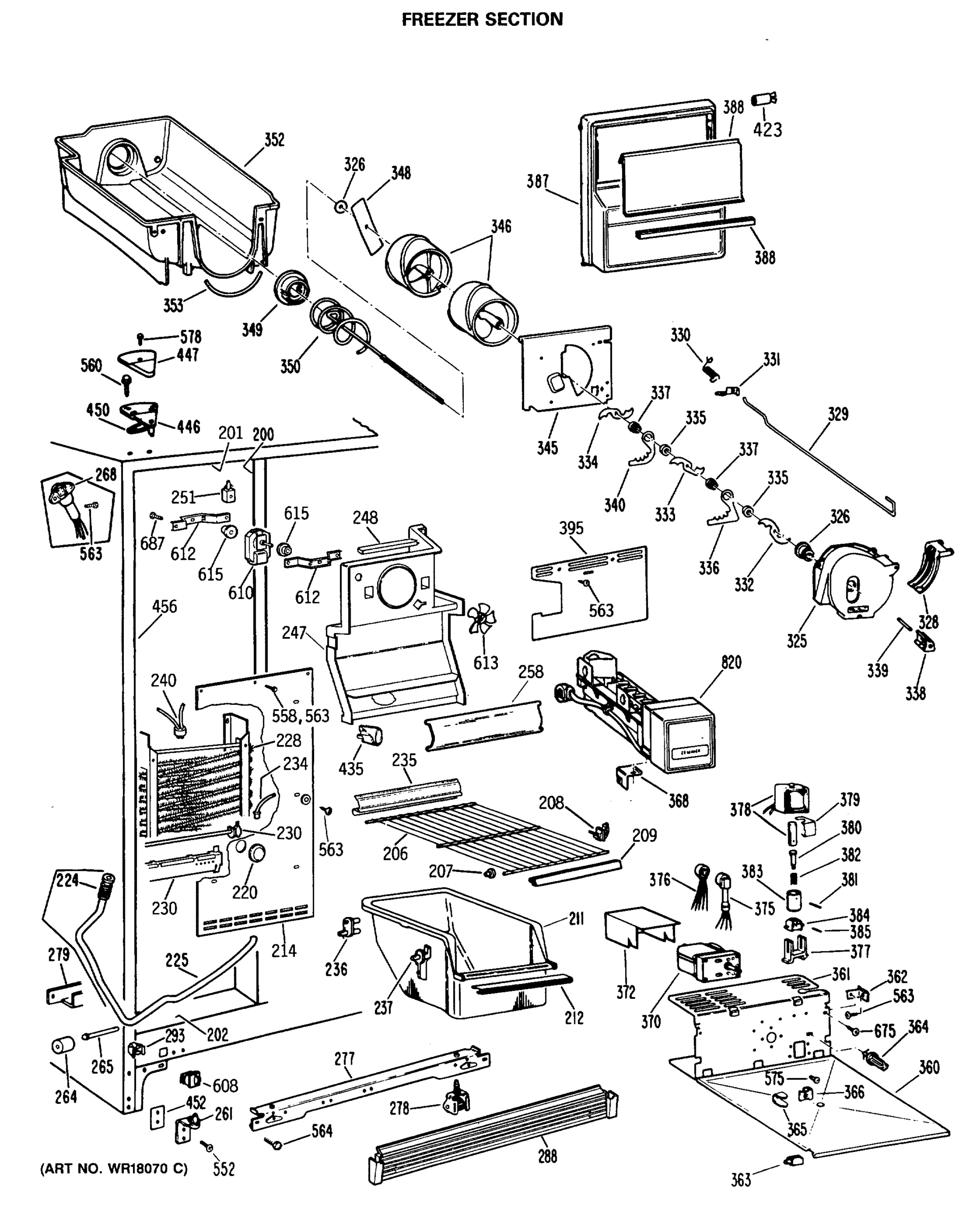 FREEZER SECTION