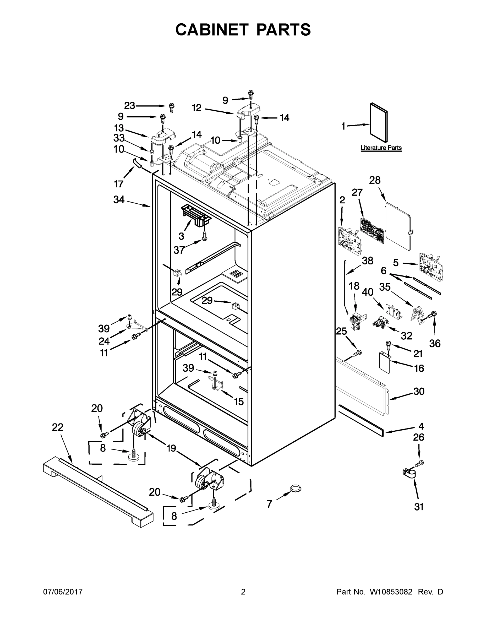 02 - CABINET PARTS
