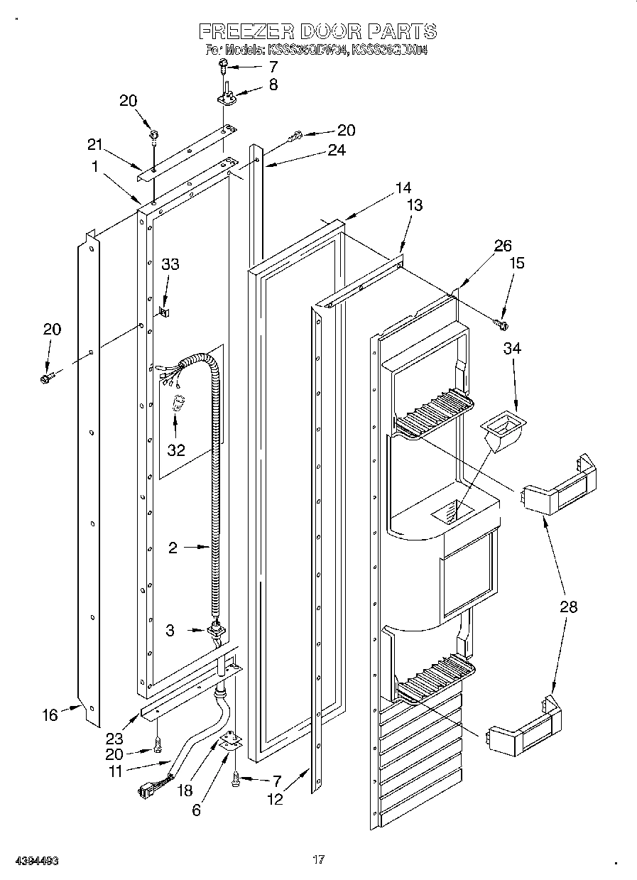 12 - FREEZER DOOR