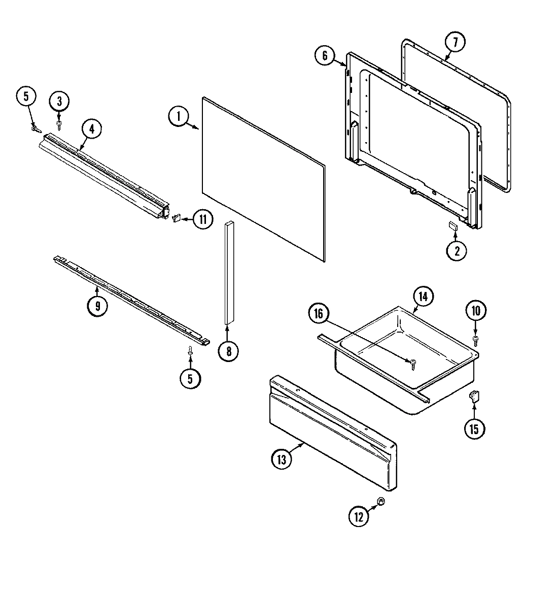 09 - DOOR/DRAWER (CE3520SRx SERIES 45)