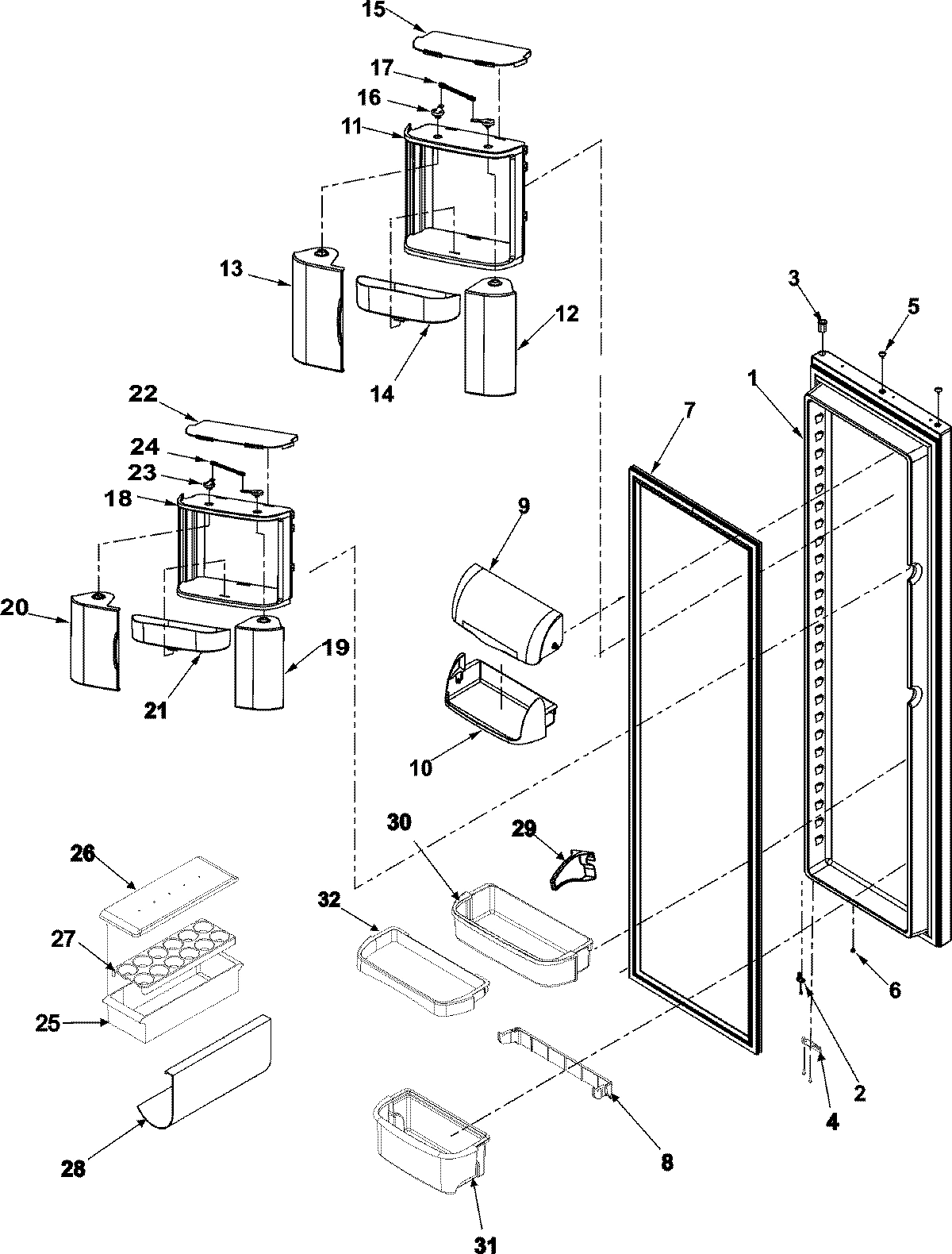 15 - REFRIGERATOR DOOR