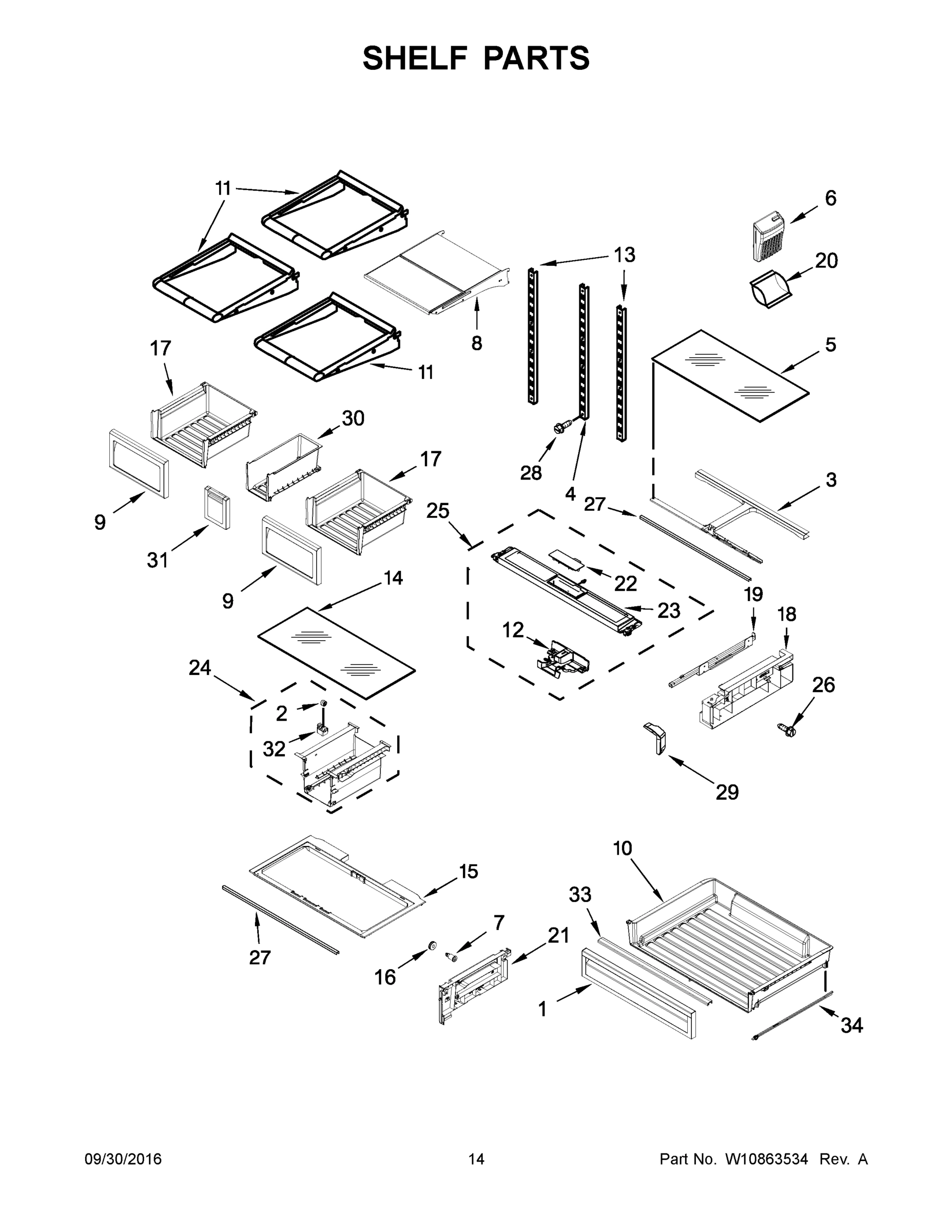 08 - SHELF PARTS