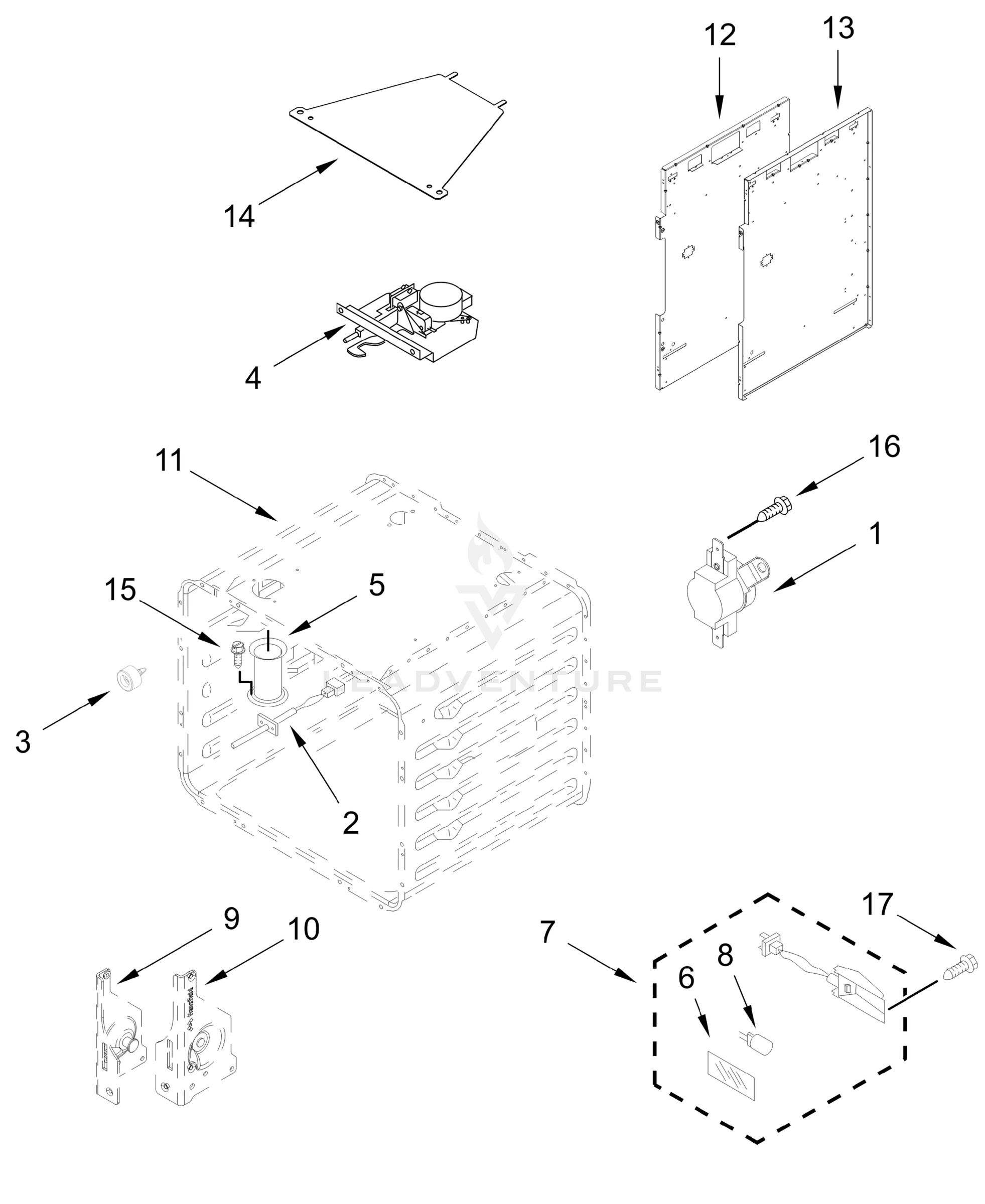 OVEN PARTS