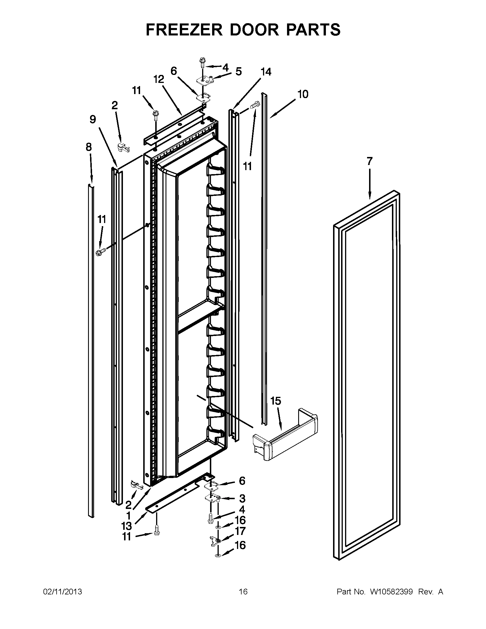 08 - FREEZER DOOR PARTS