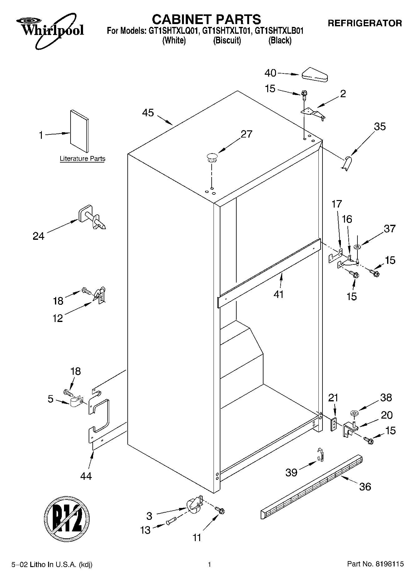 01 - CABINET, LITERATURE