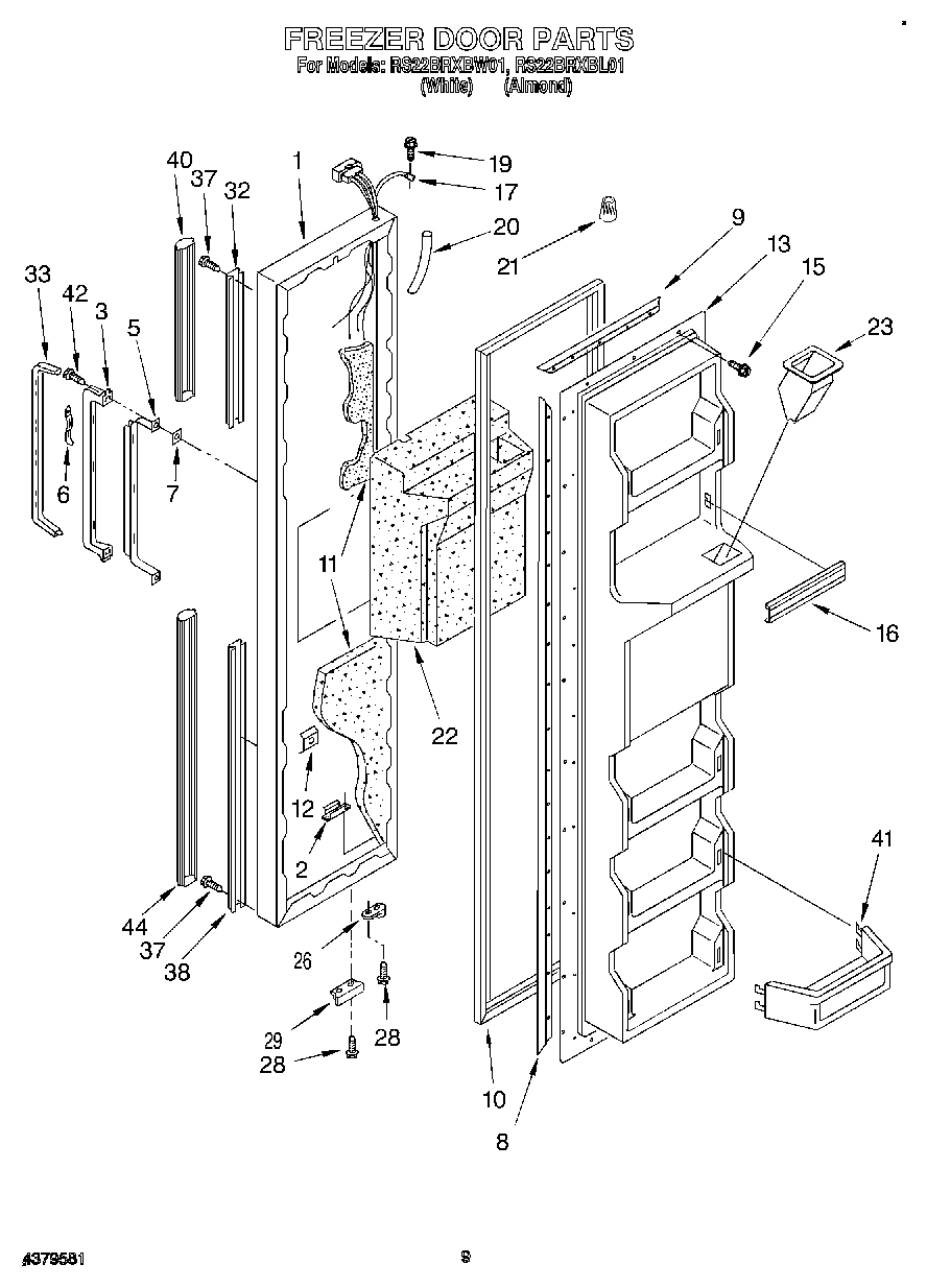 07 - FREEZER DOOR