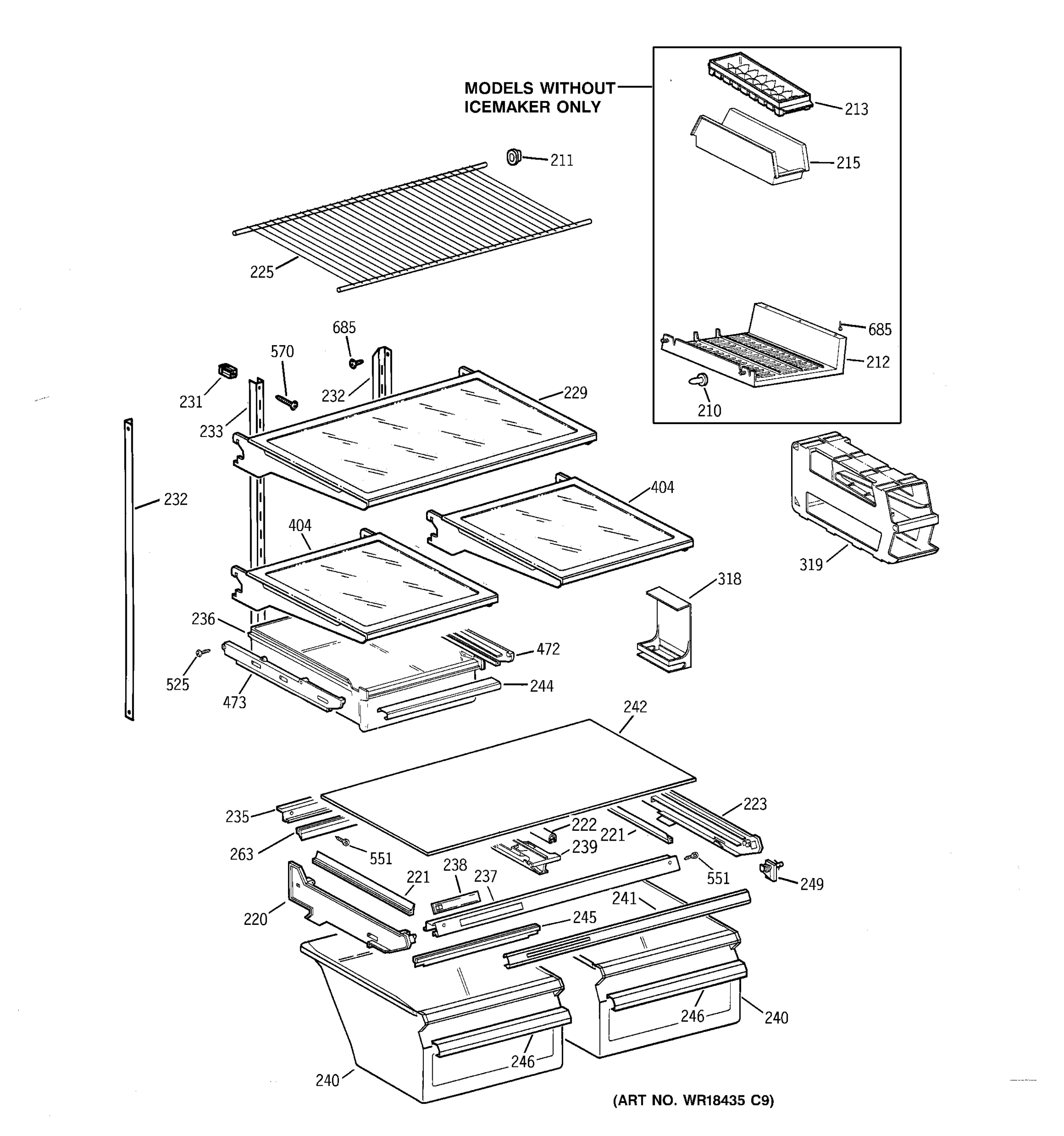 SHELF PARTS