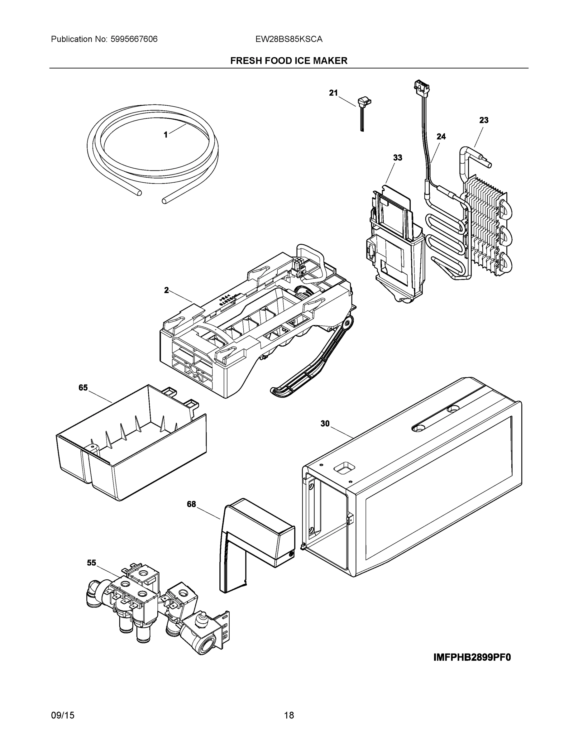 09 - FRESH FOOD ICE MAKER