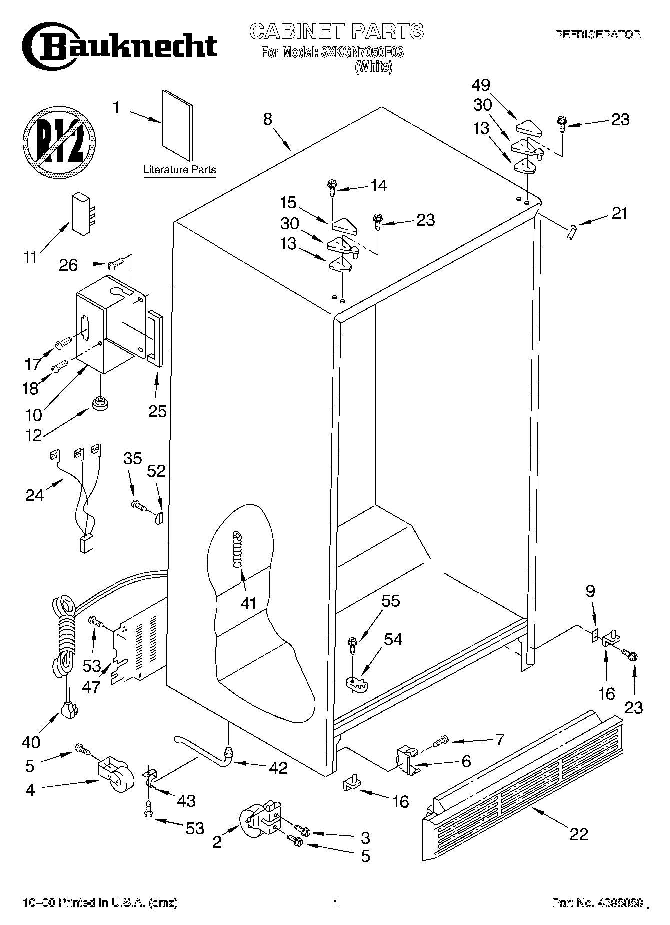 01 - CABINET, LITERATURE