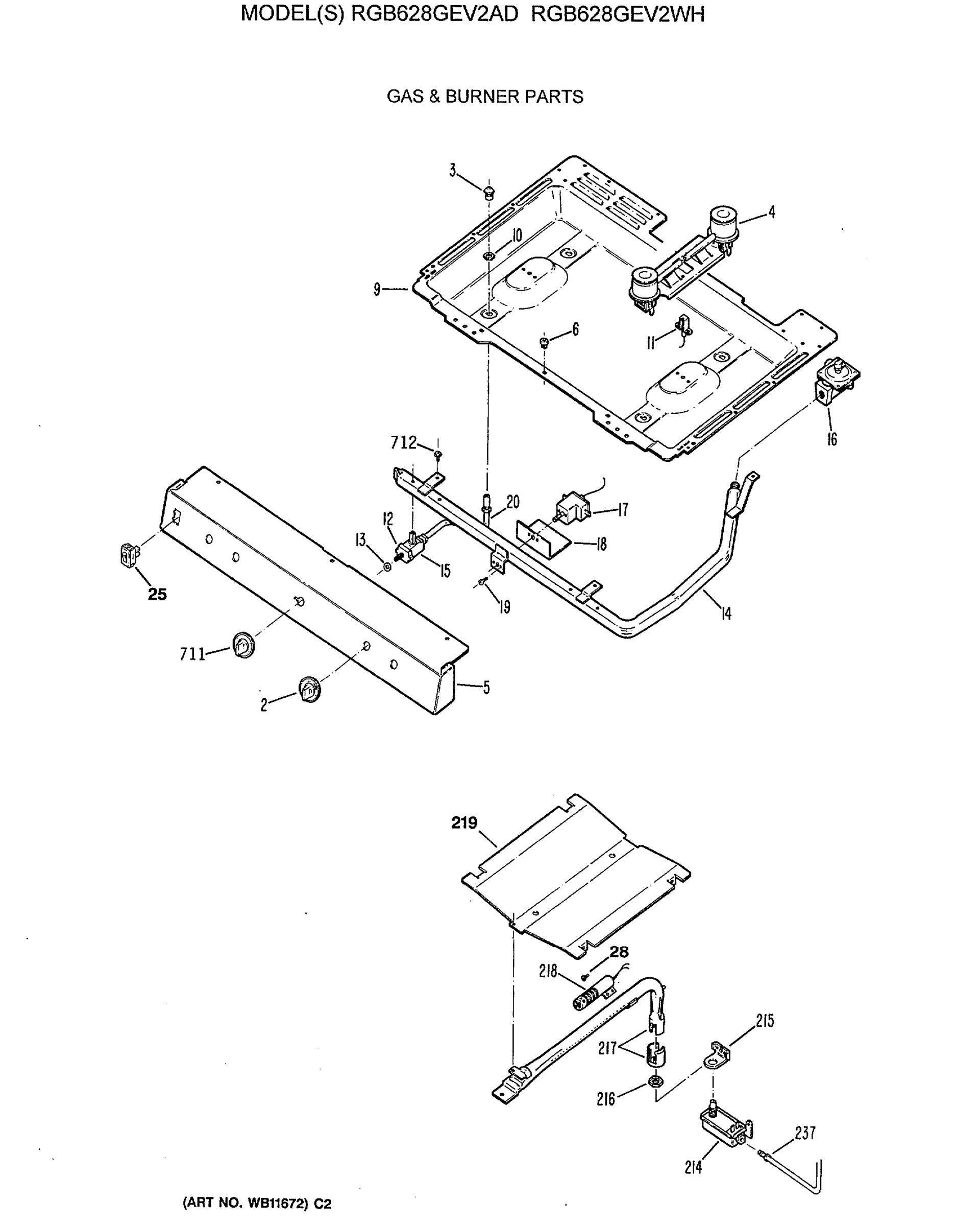 GAS & BURNER PARTS