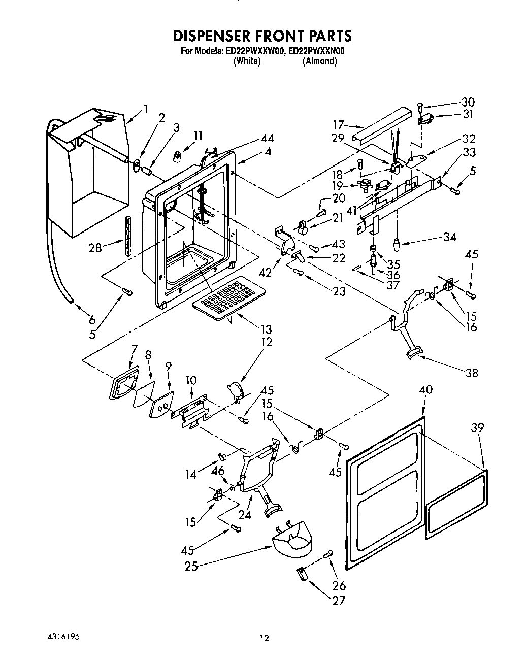 09 - DISPENSER FRONT