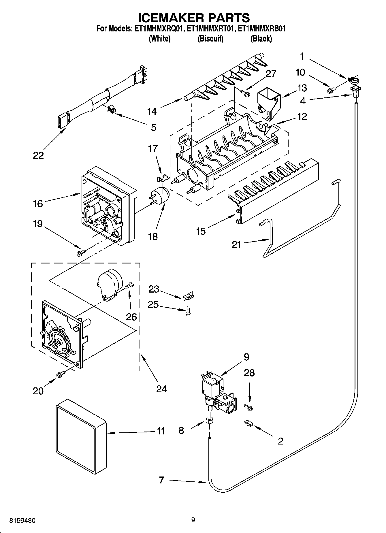 05 - ICEMAKER PARTS