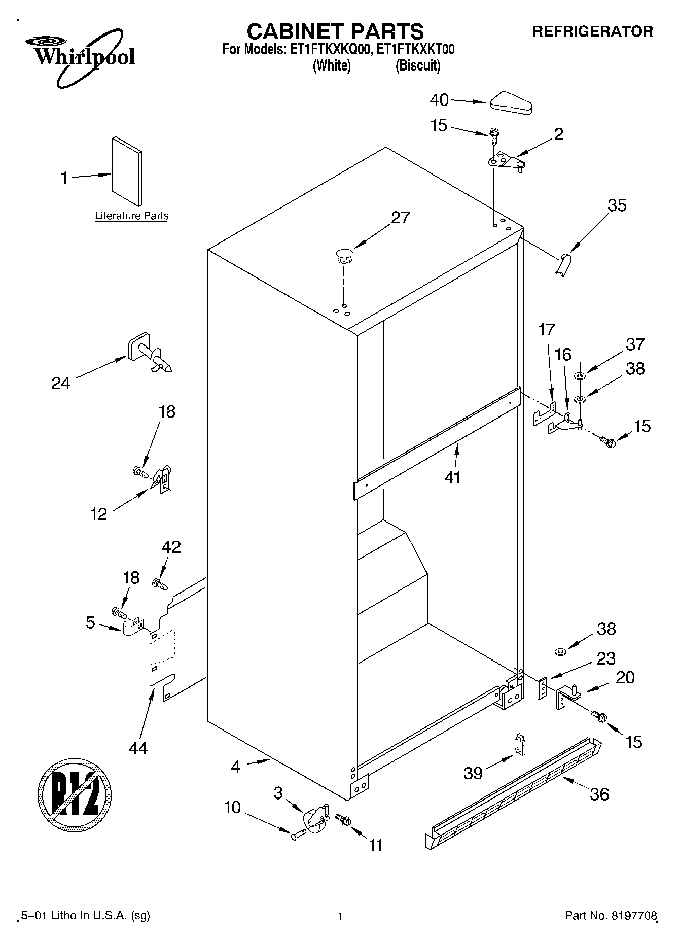 01 - CABINET, LITERATURE