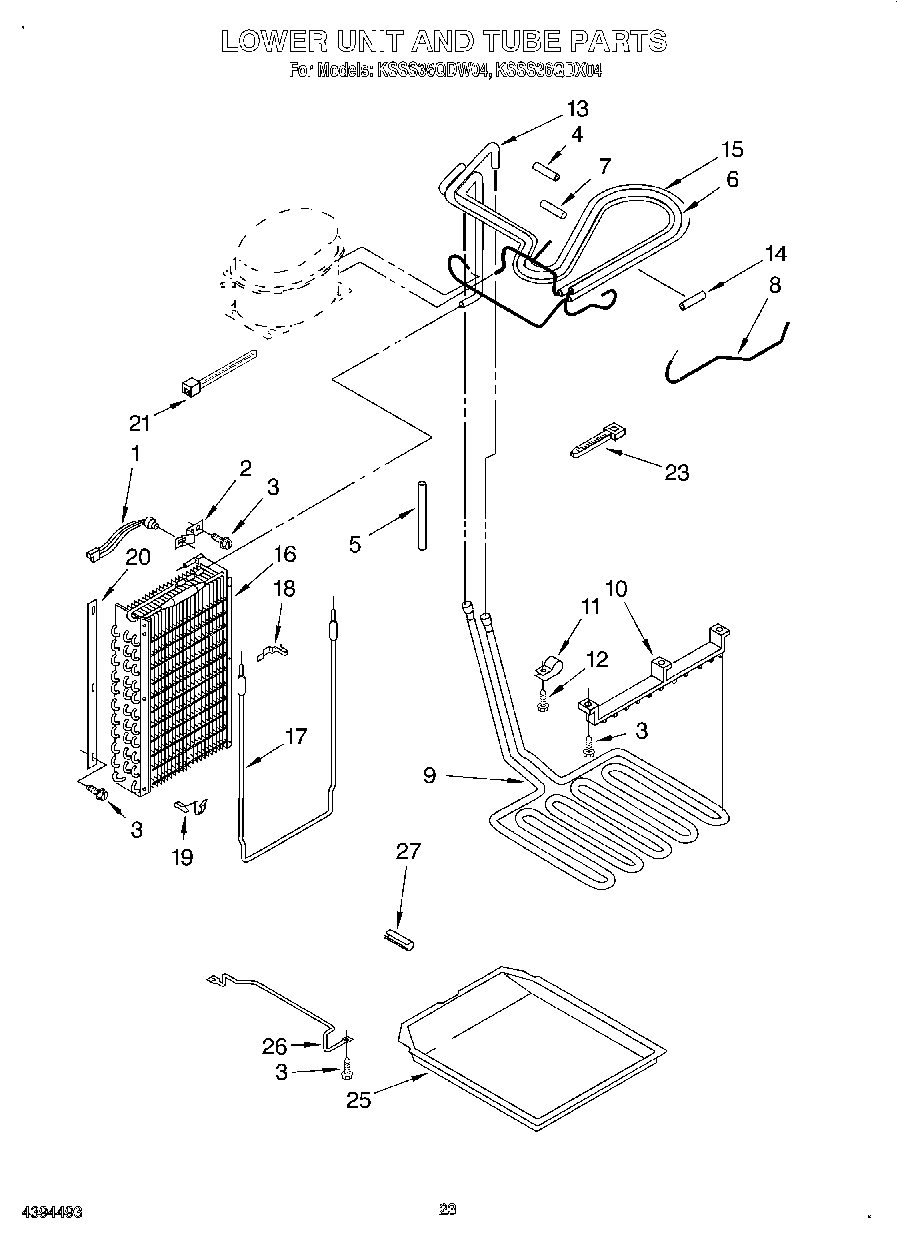 15 - LOWER UNIT AND TUBE