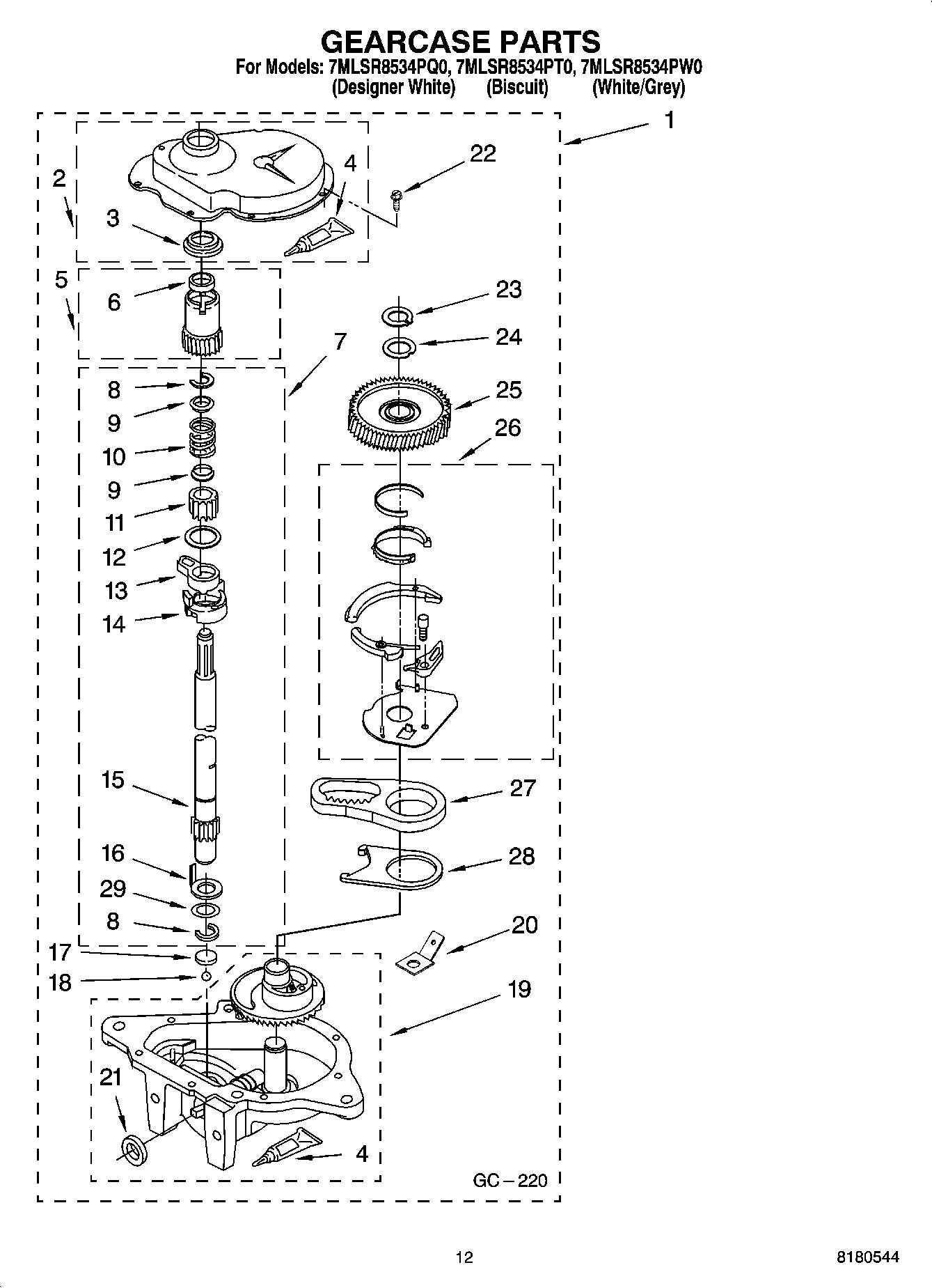 08 - GEARCASE PARTS