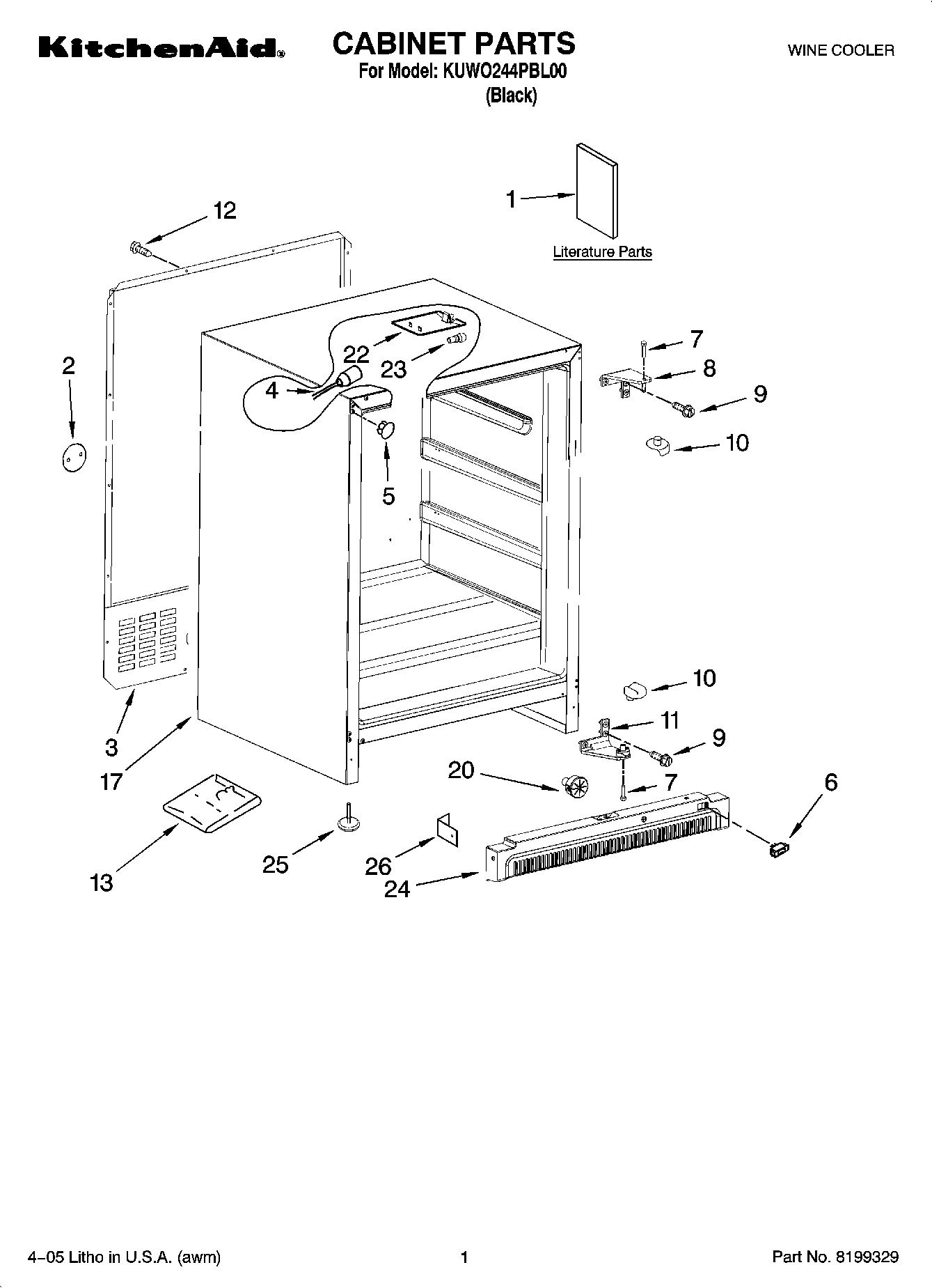 01 - CABINET PARTS